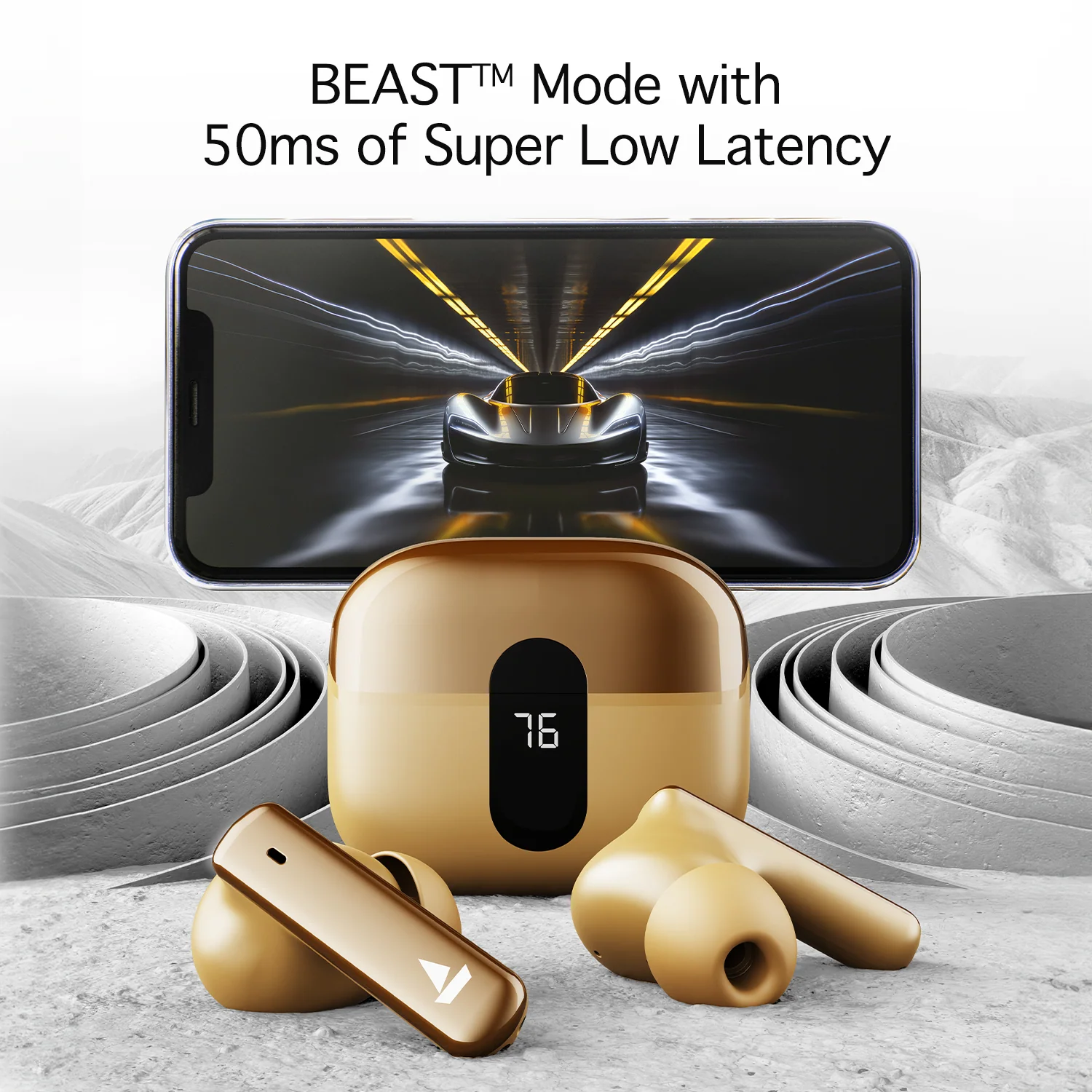 boAt Airdopes 181 Pro | Wireless Earbuds with 100 Hours Playback, Quad Mics with ENx™, BEAST™ Mode, ASAP™ Charge - Image 20