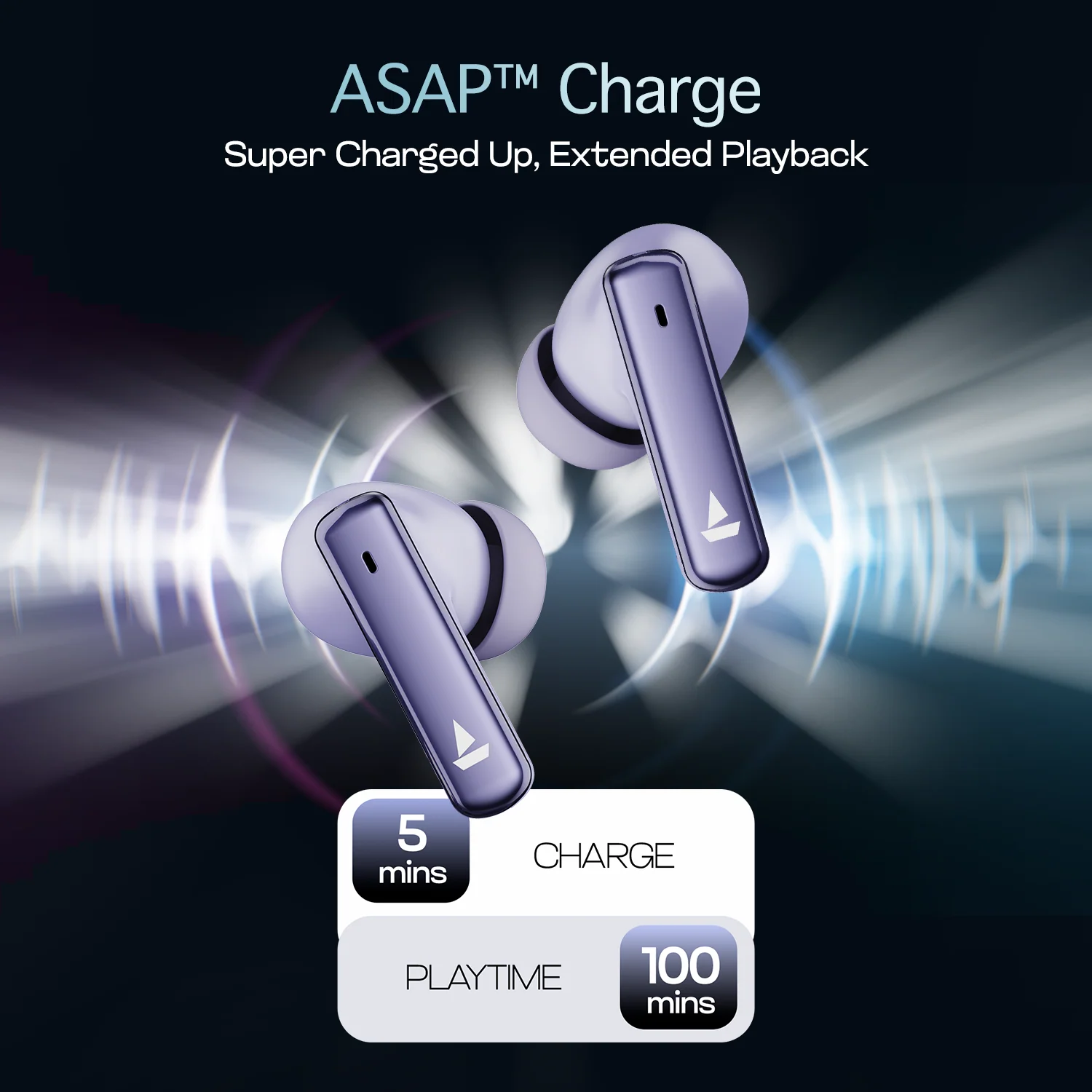 boAt Airdopes 181 Pro | Wireless Earbuds with 100 Hours Playback, Quad Mics with ENx™, BEAST™ Mode, ASAP™ Charge - Image 25