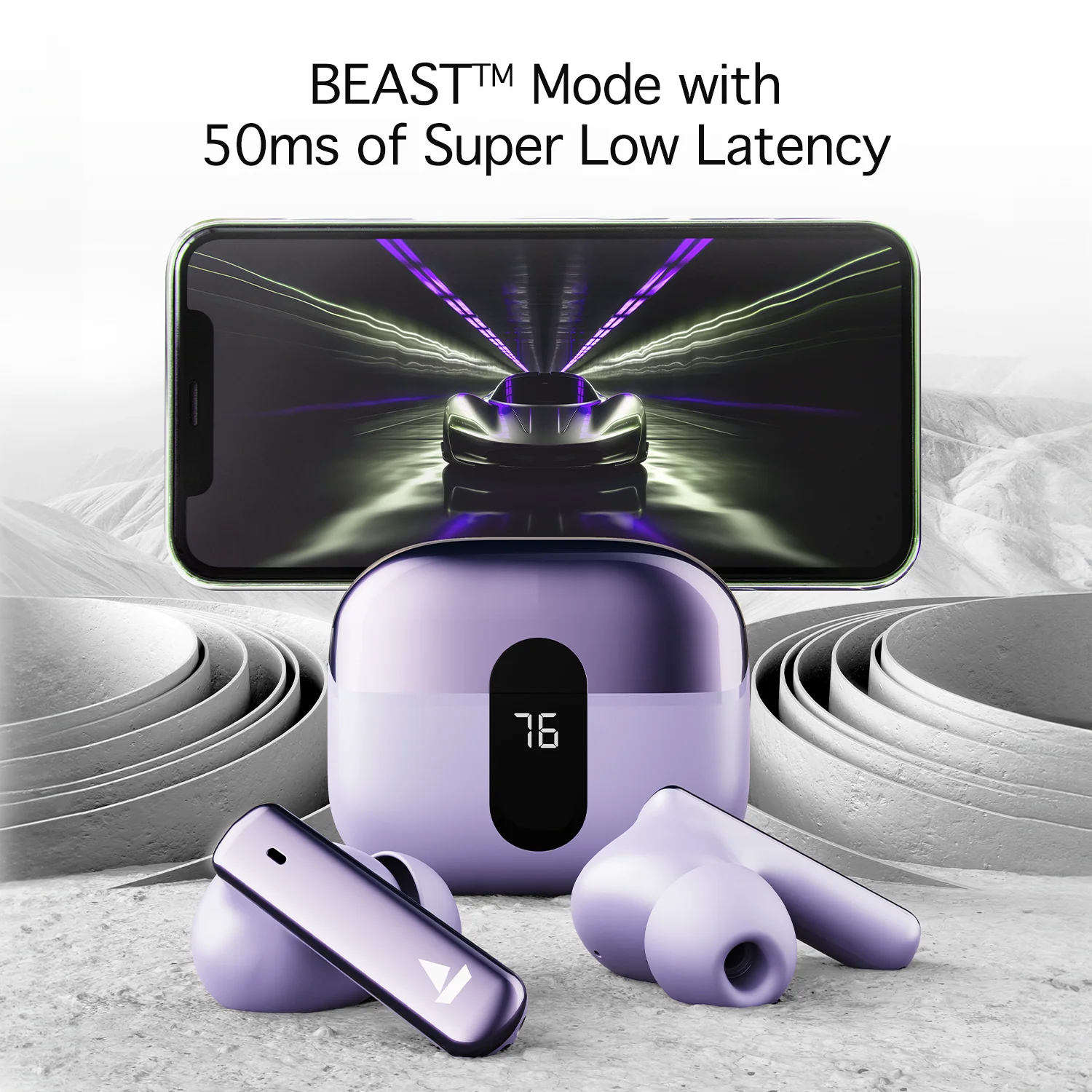 boAt Airdopes 181 Pro | Wireless Earbuds with 100 Hours Playback, Quad Mics with ENx™, BEAST™ Mode, ASAP™ Charge - Image 27