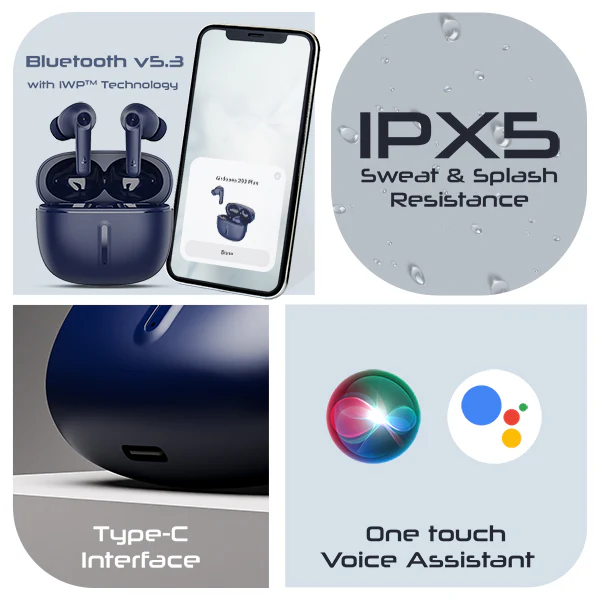 boAt Airdopes 200 Plus | Wireless Earbuds with 100 Hours Large Playback, BEAST™ Mode, ENx™ Technology, IPX5 Resistance - Image 13
