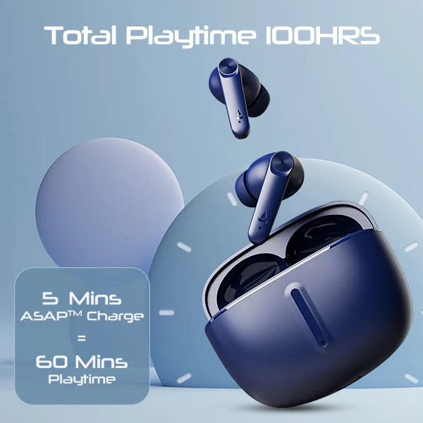 boAt Airdopes 200 Plus | Wireless Earbuds with 100 Hours Large Playback, BEAST™ Mode, ENx™ Technology, IPX5 Resistance - Image 9