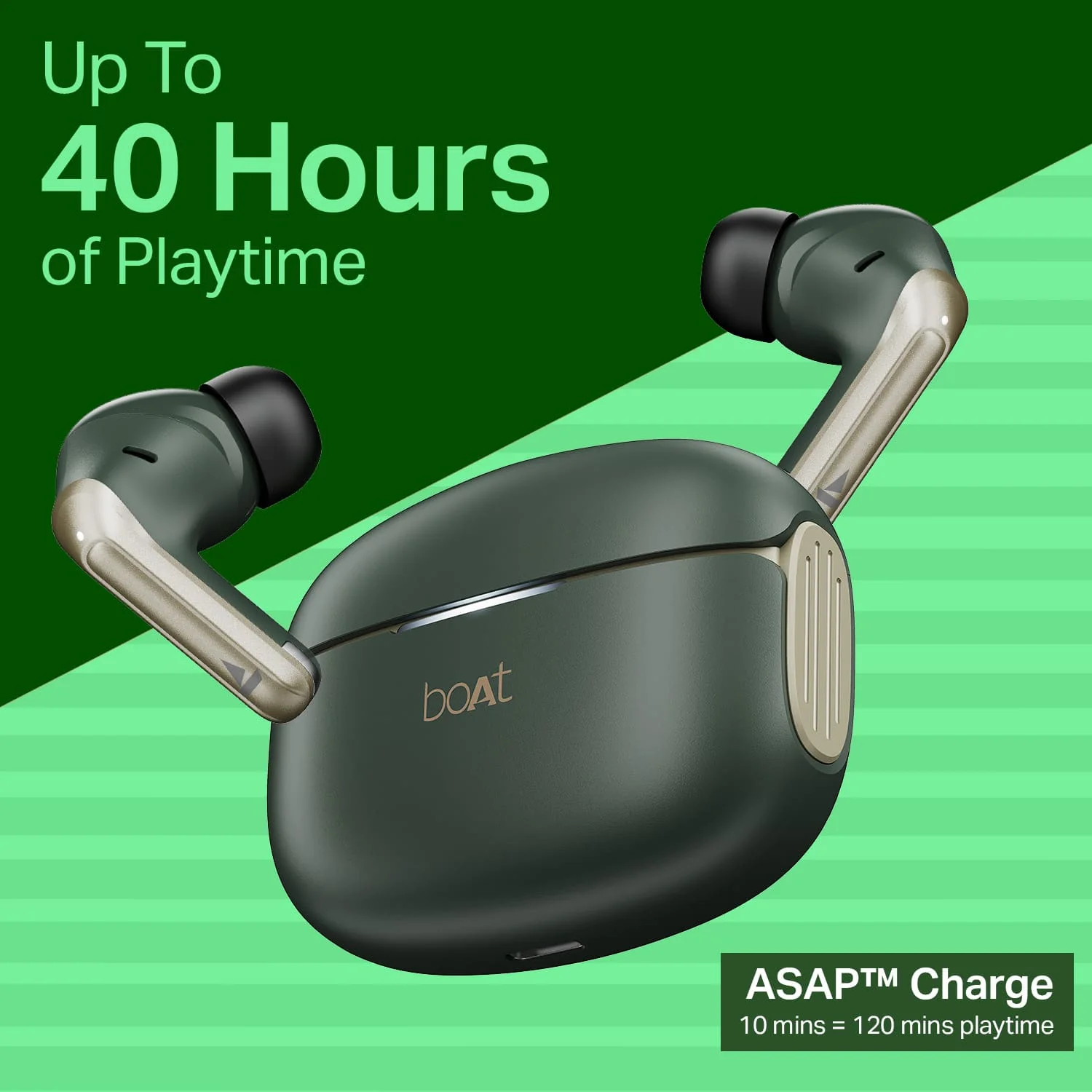 boAt Airdopes 219 | Wireless Earbuds with 40 Hours Playback, BEAST™ Mode & ENx™ Calling - Image 14