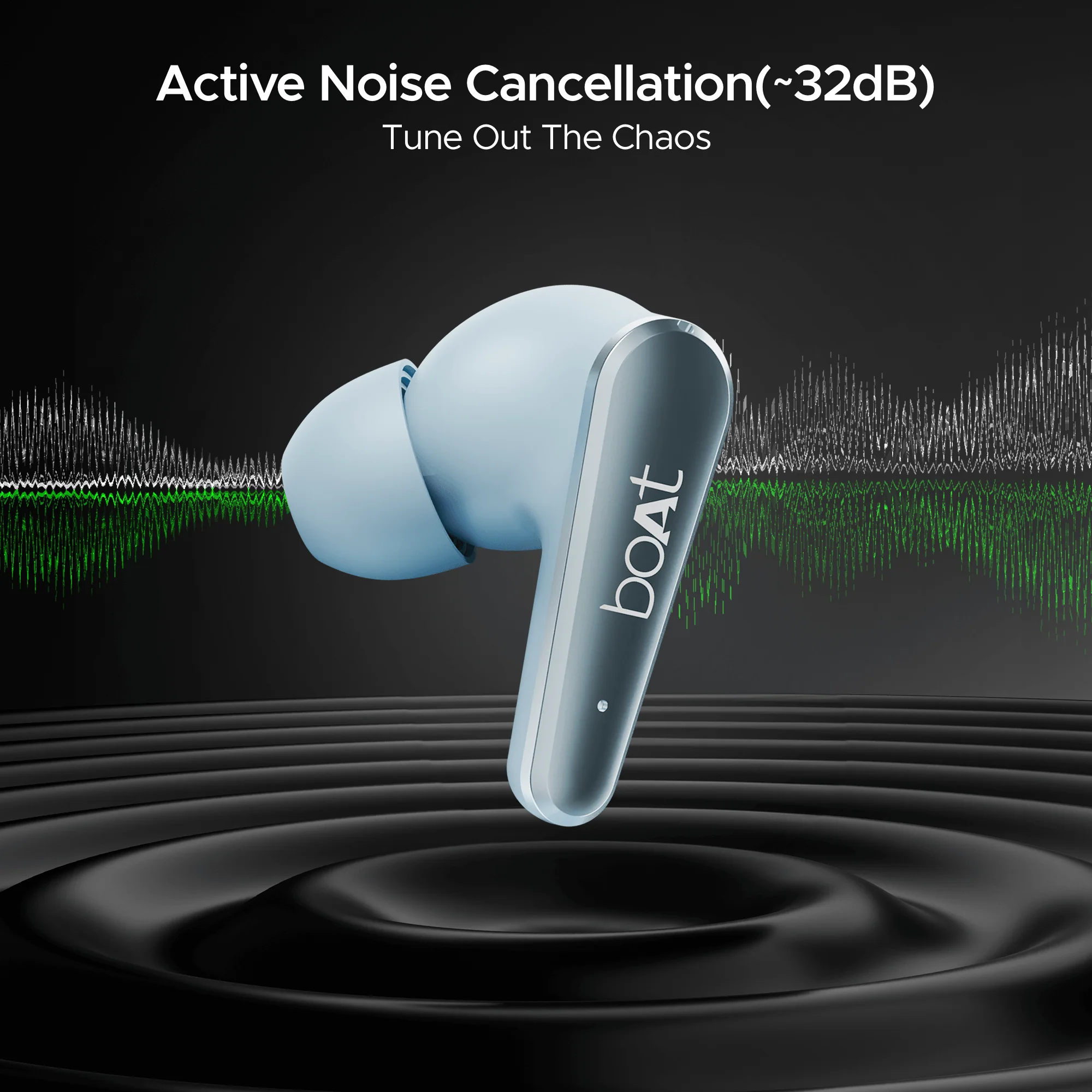 boAt Airdopes 280 ANC | Wireless Earbuds with ANC up to 32dB, Quad Mics ENx™ Tech, 60 Hours Playback - Image 16