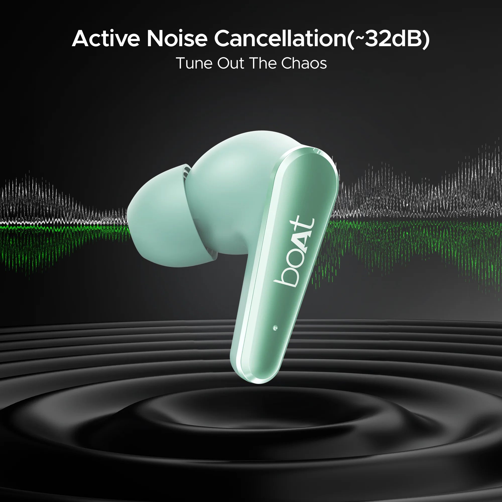 boAt Airdopes 280 ANC | Wireless Earbuds with ANC up to 32dB, Quad Mics ENx™ Tech, 60 Hours Playback - Image 25