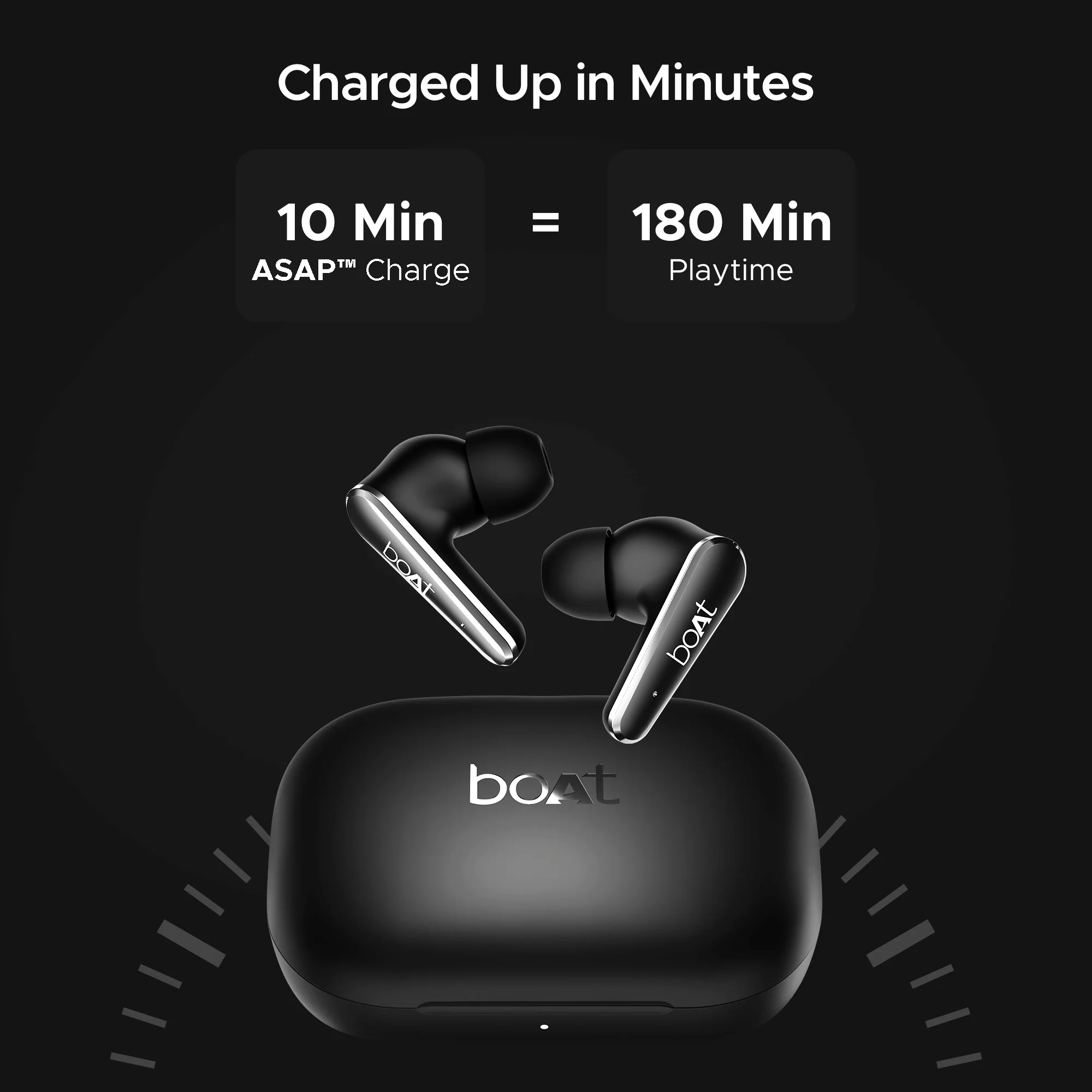 boAt Airdopes 280 ANC | Wireless Earbuds with ANC up to 32dB, Quad Mics ENx™ Tech, 60 Hours Playback - Image 5