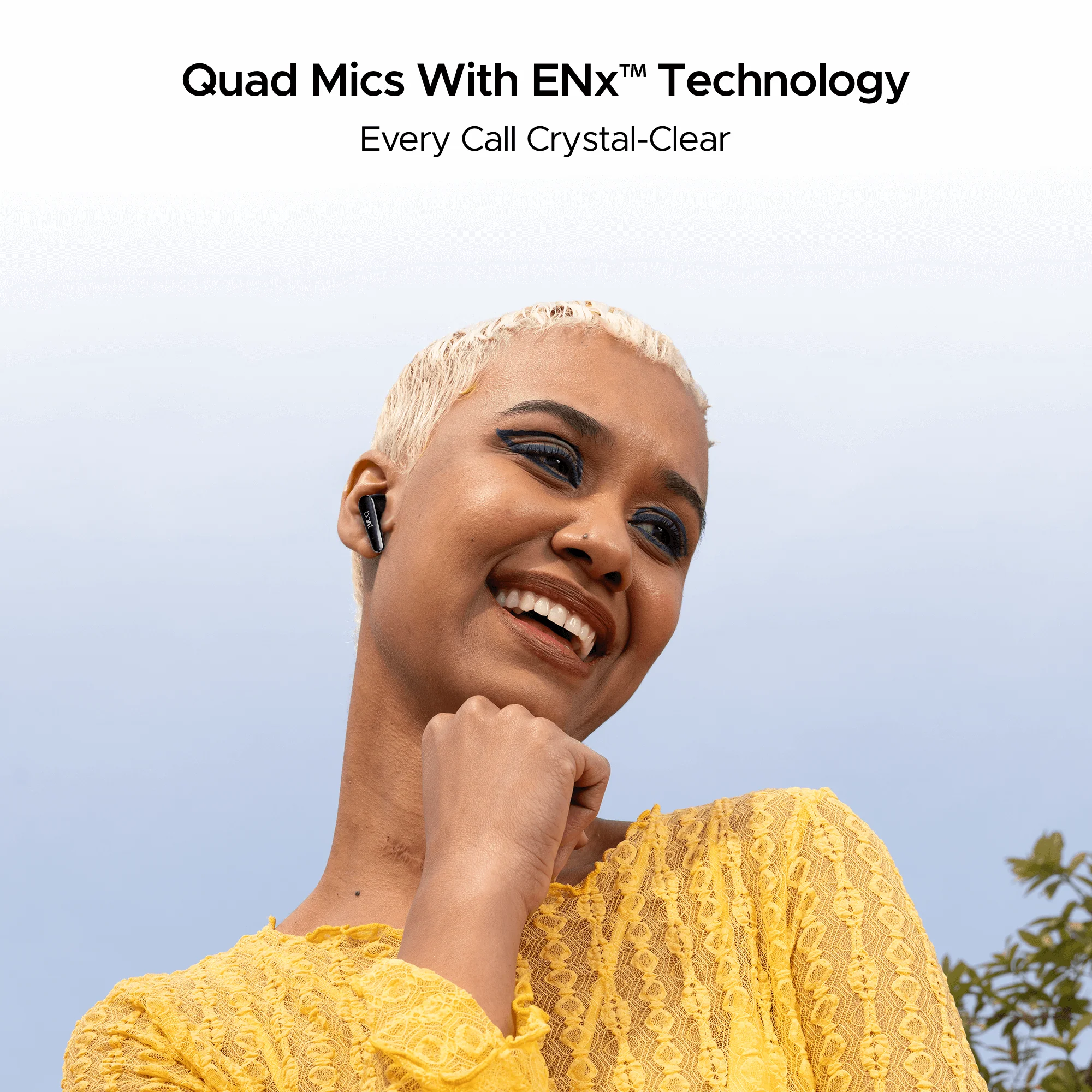 boAt Airdopes 280 ANC | Wireless Earbuds with ANC up to 32dB, Quad Mics ENx™ Tech, 60 Hours Playback - Image 6