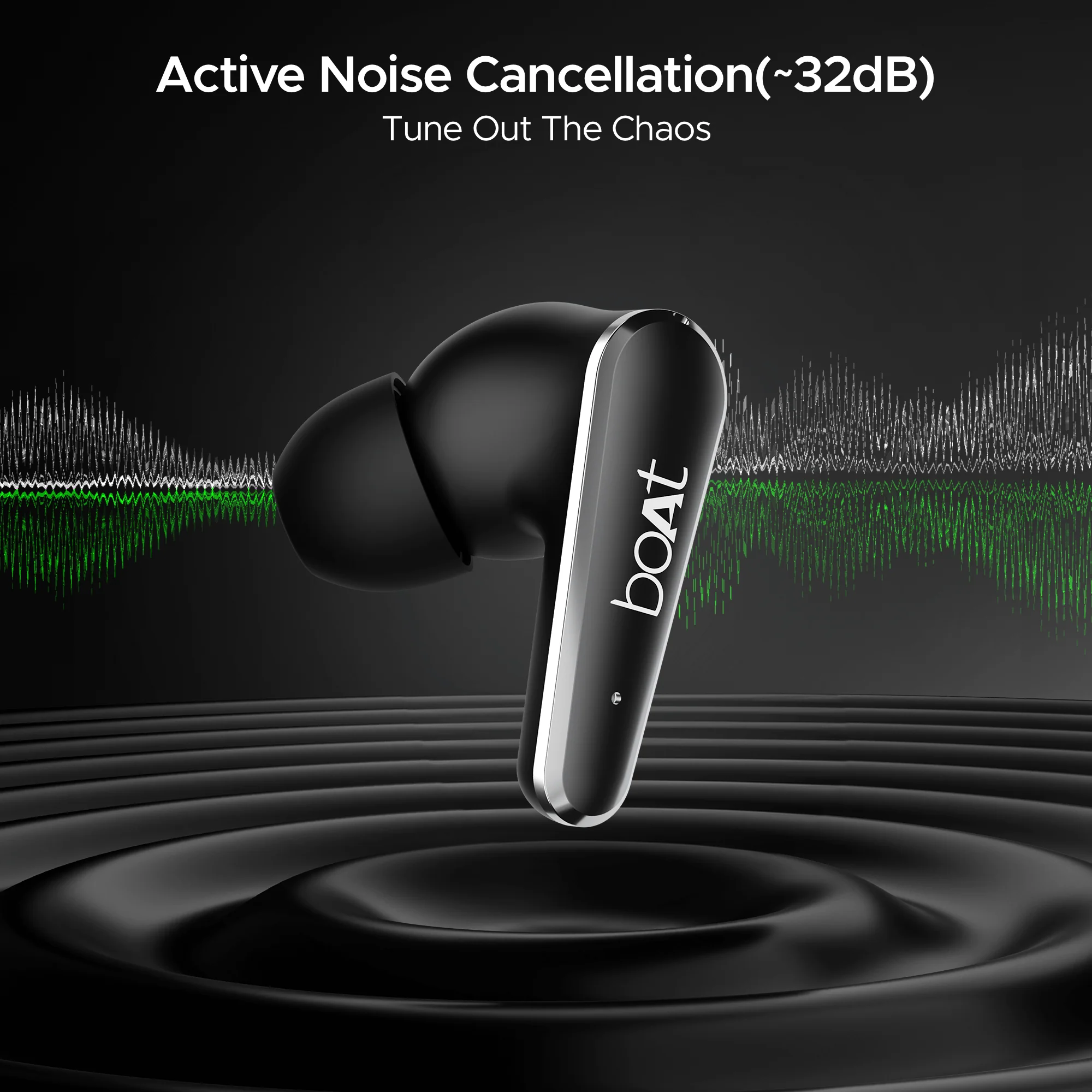 boAt Airdopes 280 ANC | Wireless Earbuds with ANC up to 32dB, Quad Mics ENx™ Tech, 60 Hours Playback - Image 7