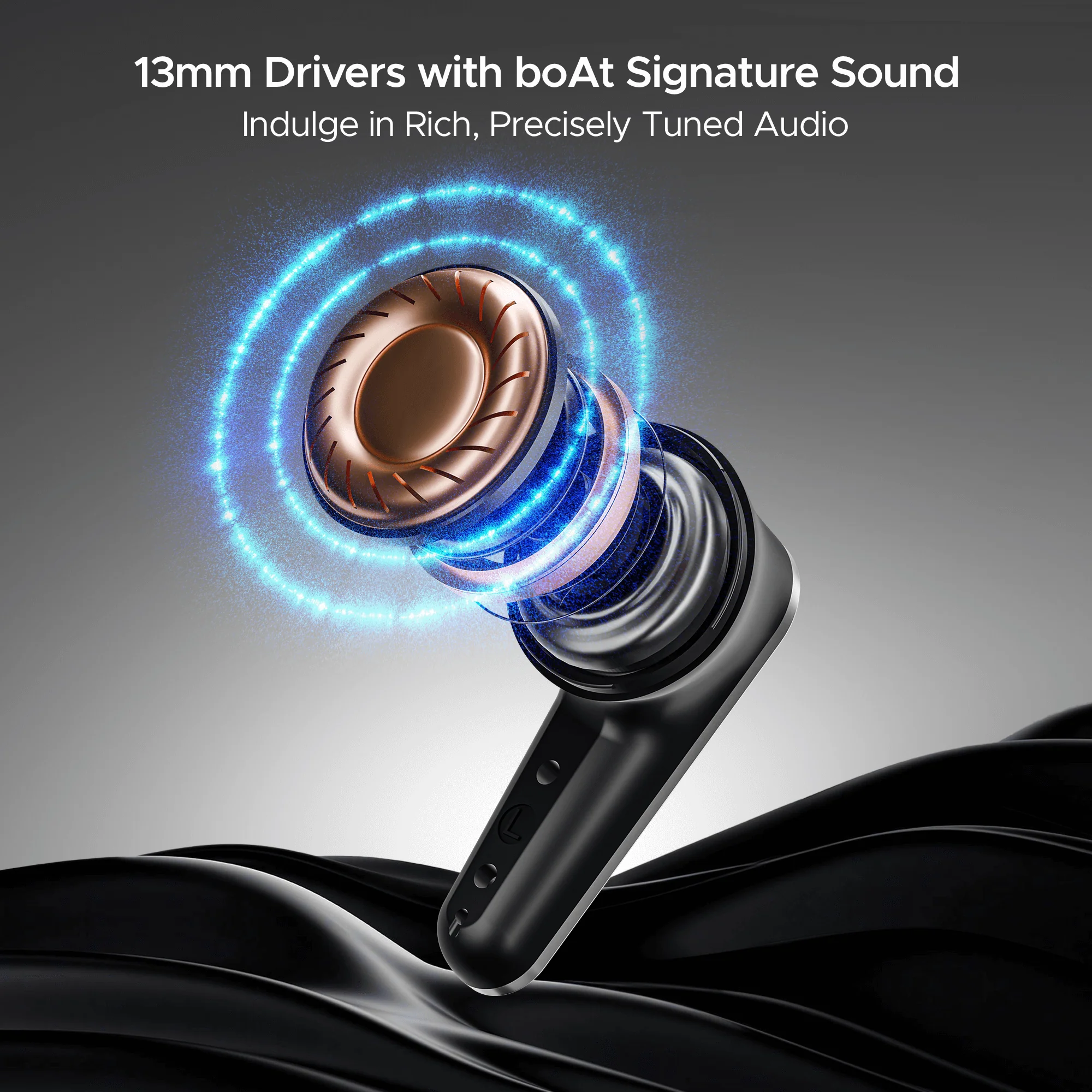 boAt Airdopes 280 ANC | Wireless Earbuds with ANC up to 32dB, Quad Mics ENx™ Tech, 60 Hours Playback - Image 8