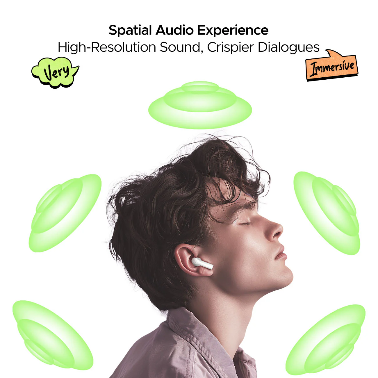 boAt Airdopes 300 | Wireless Earbuds with 50 Hours Playback, Quad Mics AI ENx™ Tech, ASAP™ Charge, Spatial Audio - Image 4