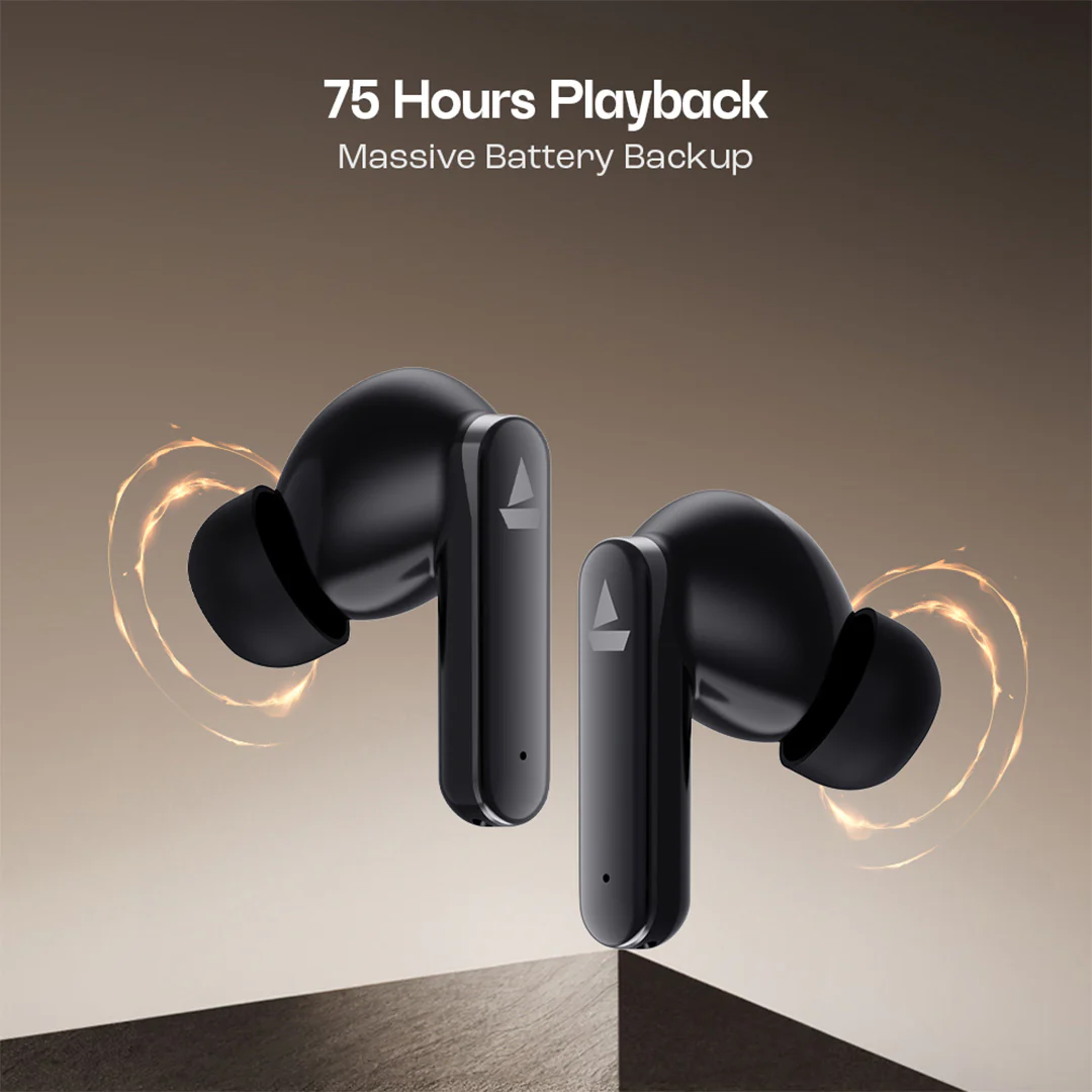 boAt Airdopes 301 | Wireless Earbuds with 75 Hours Playback, ENx™ Technology, 10mm Drivers, BEAST™ Mode, IWP™ Technology - Image 11