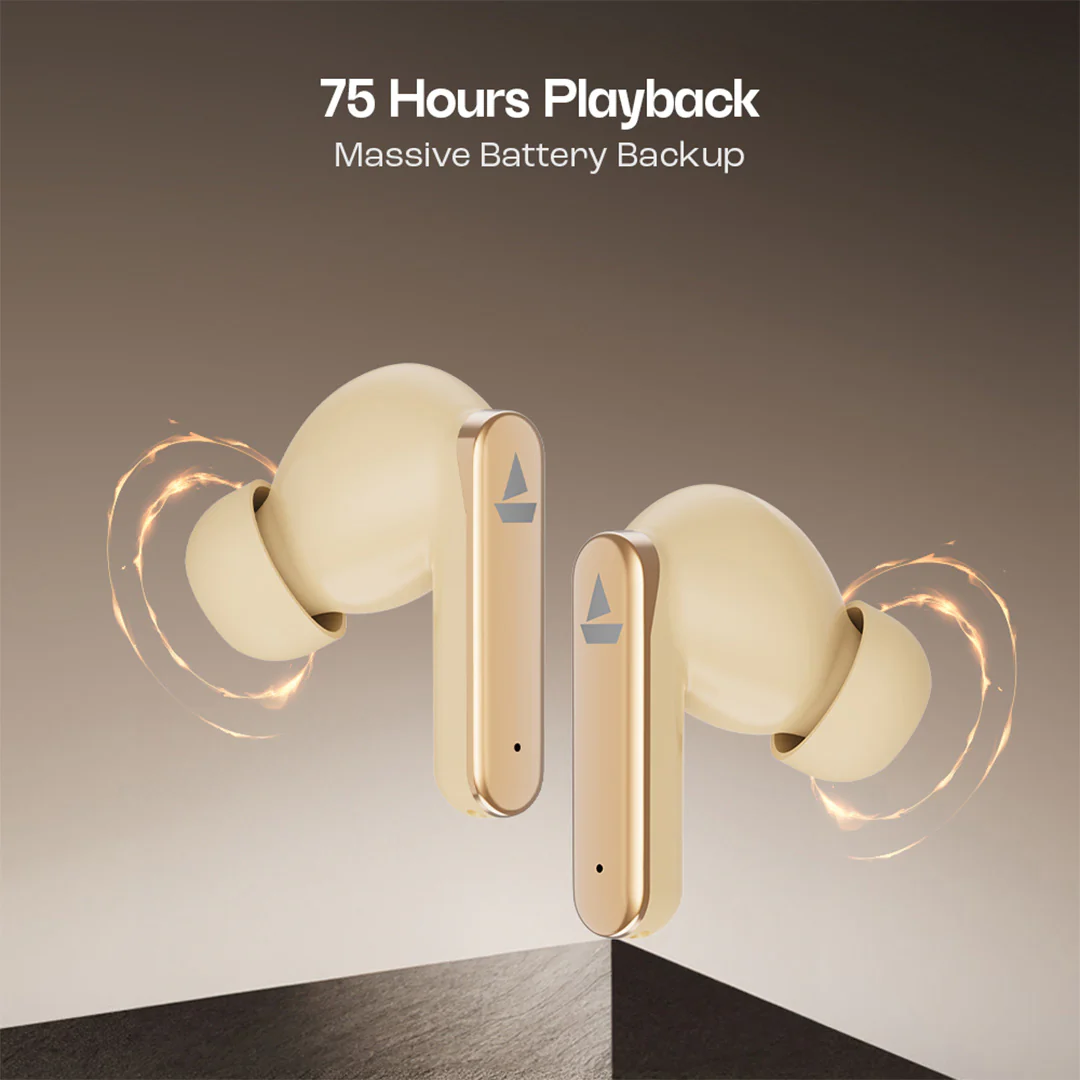 boAt Airdopes 301 | Wireless Earbuds with 75 Hours Playback, ENx™ Technology, 10mm Drivers, BEAST™ Mode, IWP™ Technology - Image 5