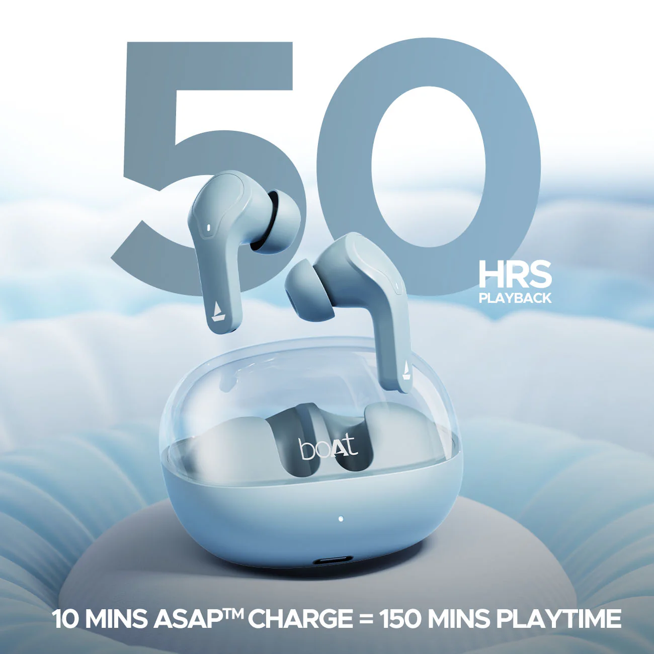 boAt Airdopes 311 PRO | Wireless Earbuds with 50 Hours Playback, Dual Mics with ENx™ Technology, BEAST™ Mode, ASAP™ Charge - Image 12