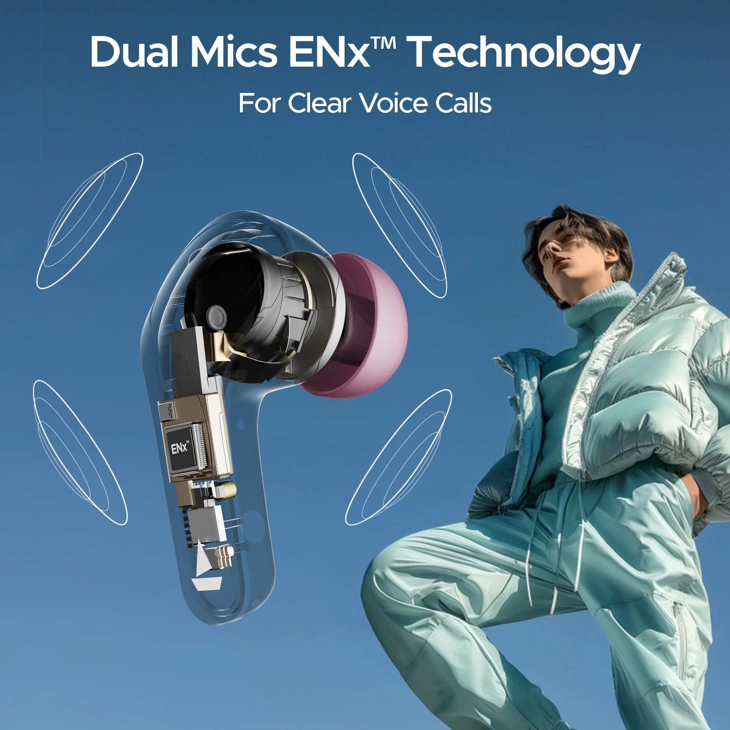 boAt Airdopes 311 PRO | Wireless Earbuds with 50 Hours Playback, Dual Mics with ENx™ Technology, BEAST™ Mode, ASAP™ Charge - Image 19