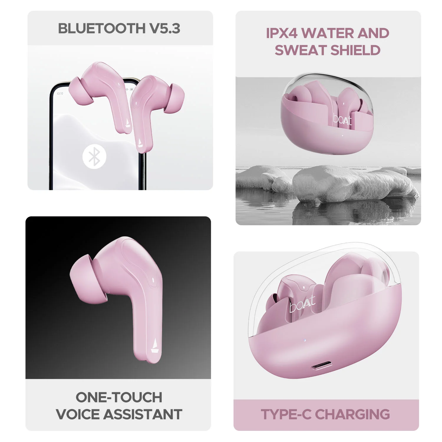 boAt Airdopes 311 PRO | Wireless Earbuds with 50 Hours Playback, Dual Mics with ENx™ Technology, BEAST™ Mode, ASAP™ Charge - Image 22