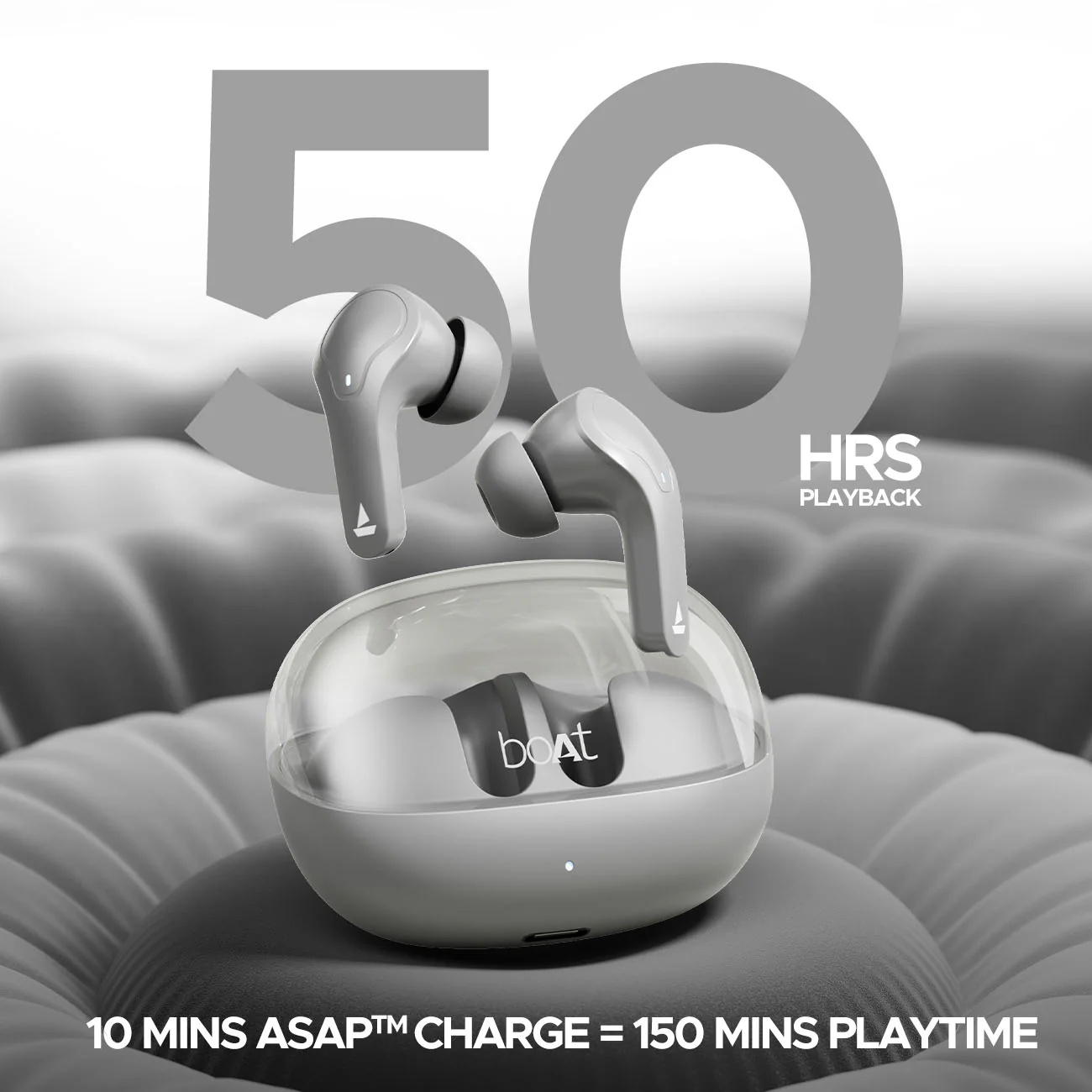 boAt Airdopes 311 PRO | Wireless Earbuds with 50 Hours Playback, Dual Mics with ENx™ Technology, BEAST™ Mode, ASAP™ Charge - Image 25