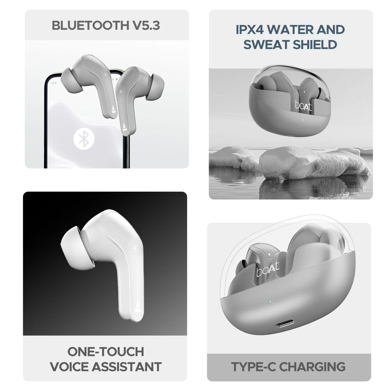 boAt Airdopes 311 PRO | Wireless Earbuds with 50 Hours Playback, Dual Mics with ENx™ Technology, BEAST™ Mode, ASAP™ Charge - Image 29