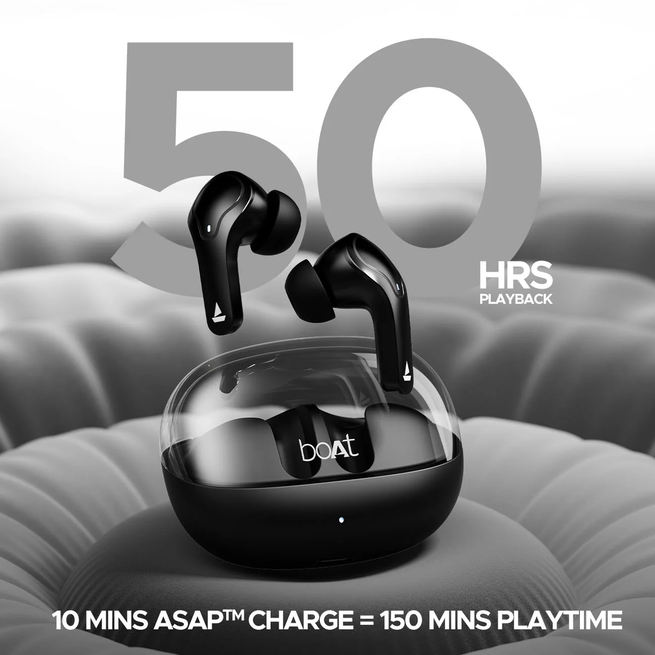 boAt Airdopes 311 PRO | Wireless Earbuds with 50 Hours Playback, Dual Mics with ENx™ Technology, BEAST™ Mode, ASAP™ Charge - Image 6