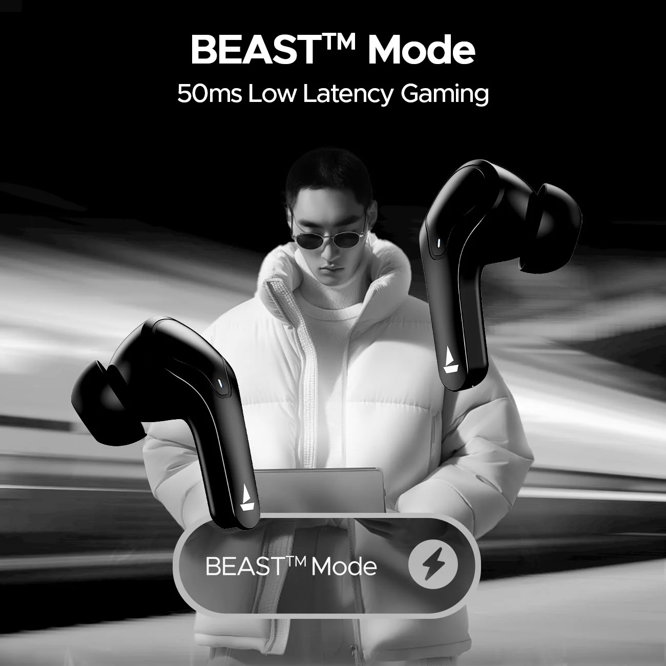 boAt Airdopes 311 PRO | Wireless Earbuds with 50 Hours Playback, Dual Mics with ENx™ Technology, BEAST™ Mode, ASAP™ Charge - Image 8