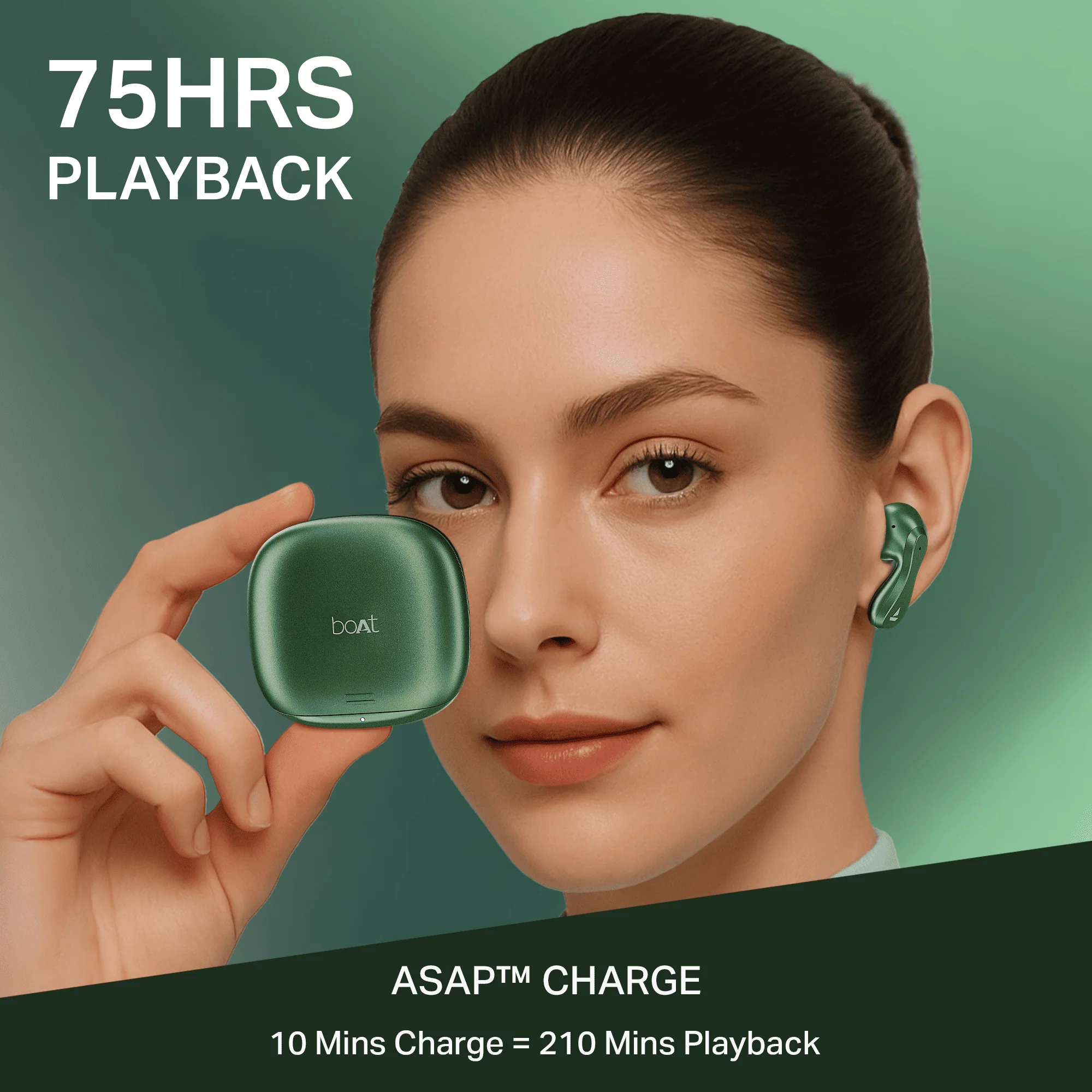 boAt Airdopes 313 | Wireless Earbuds with 75 Hours Playback, Quad Mics ENx™, BEAST™ Mode & boAt Signature Sound - Image 10