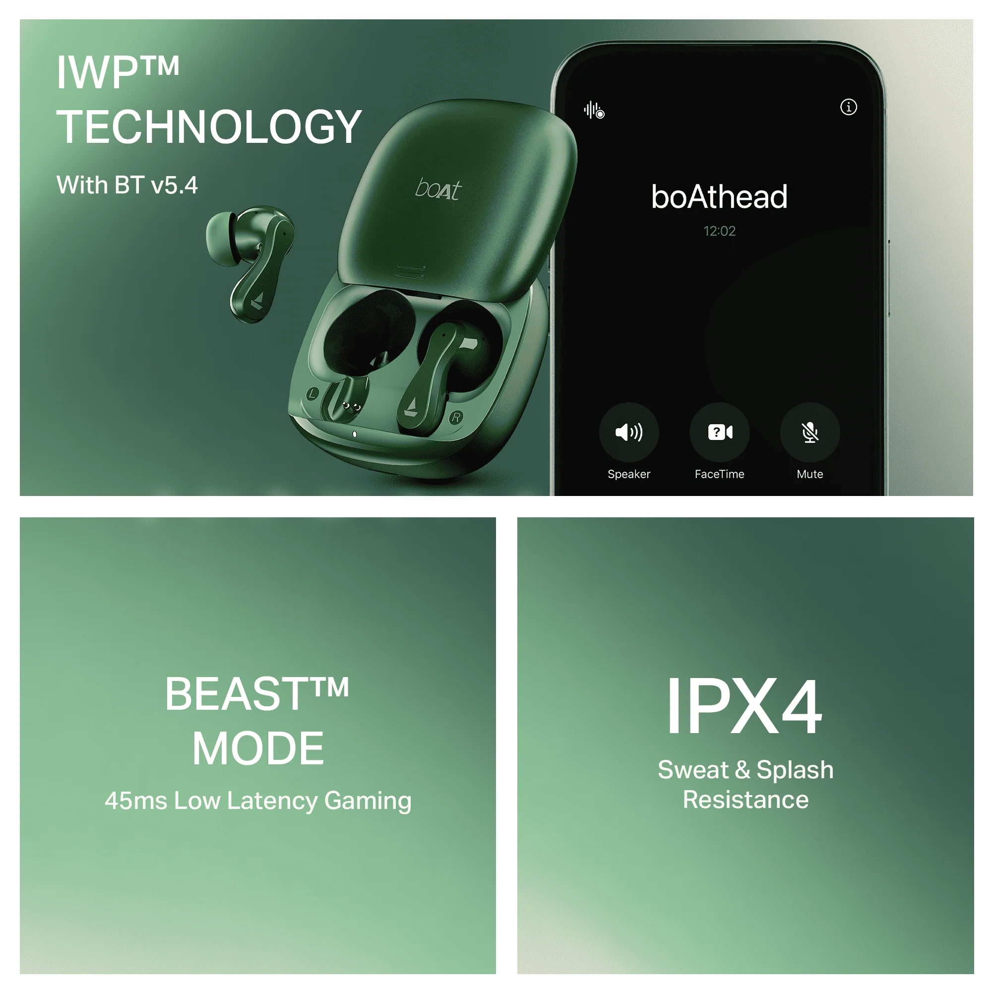 boAt Airdopes 313 | Wireless Earbuds with 75 Hours Playback, Quad Mics ENx™, BEAST™ Mode & boAt Signature Sound - Image 12
