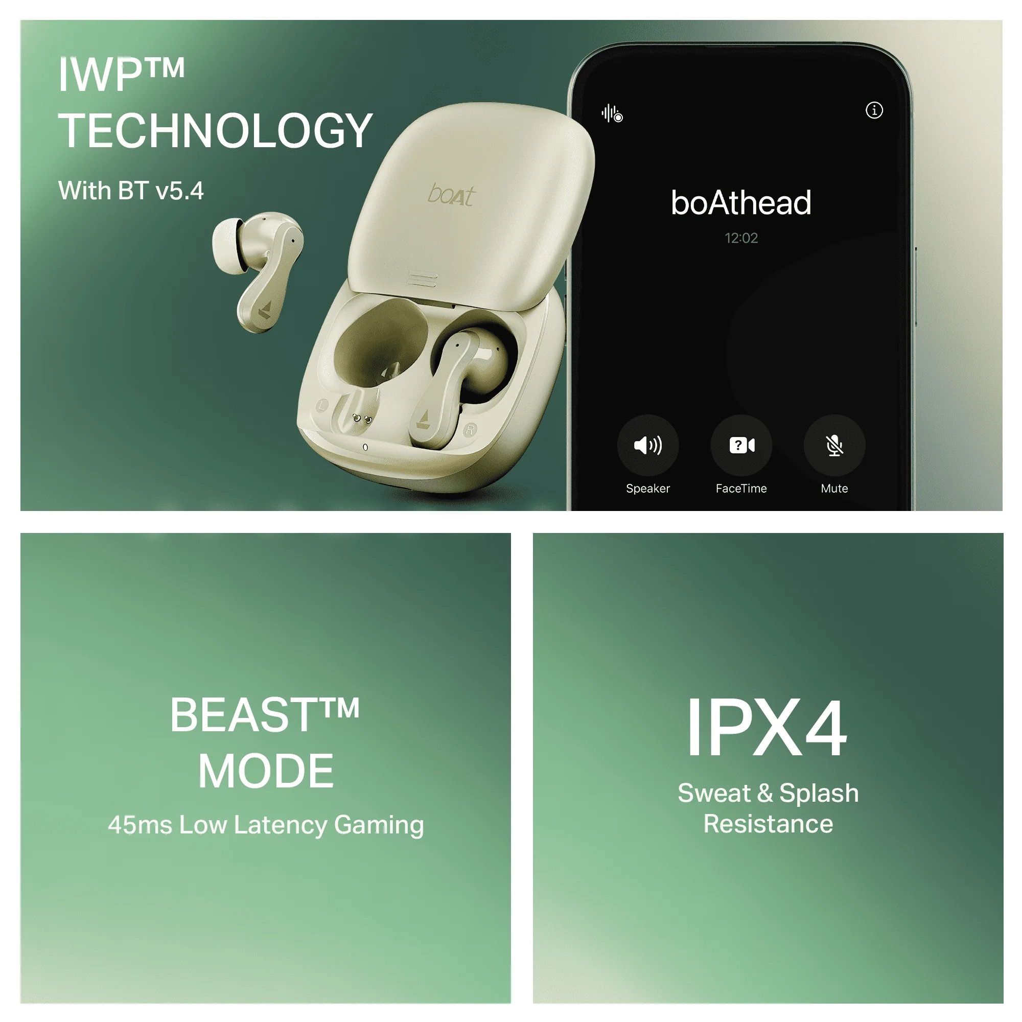 boAt Airdopes 313 | Wireless Earbuds with 75 Hours Playback, Quad Mics ENx™, BEAST™ Mode & boAt Signature Sound - Image 18