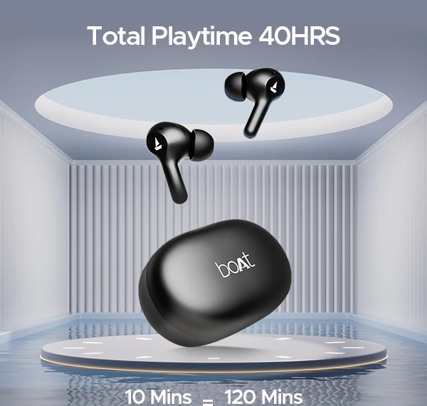 boAt Airdopes 71 | Wireless Earbuds with 40 Hours Playback, BEAST™ Mode, ENx™ Technology, Dual Mic with ENx™ Technology - Image 10