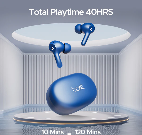 boAt Airdopes 71 | Wireless Earbuds with 40 Hours Playback, BEAST™ Mode, ENx™ Technology, Dual Mic with ENx™ Technology - Image 16