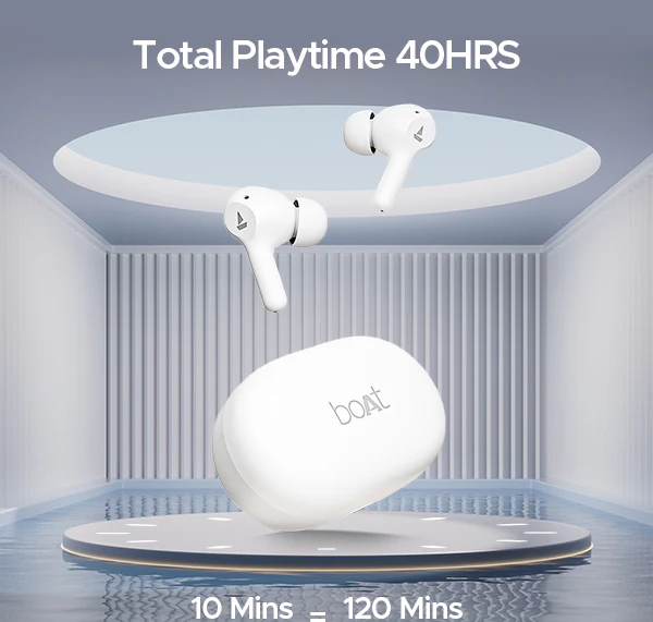 boAt Airdopes 71 | Wireless Earbuds with 40 Hours Playback, BEAST™ Mode, ENx™ Technology, Dual Mic with ENx™ Technology - Image 20