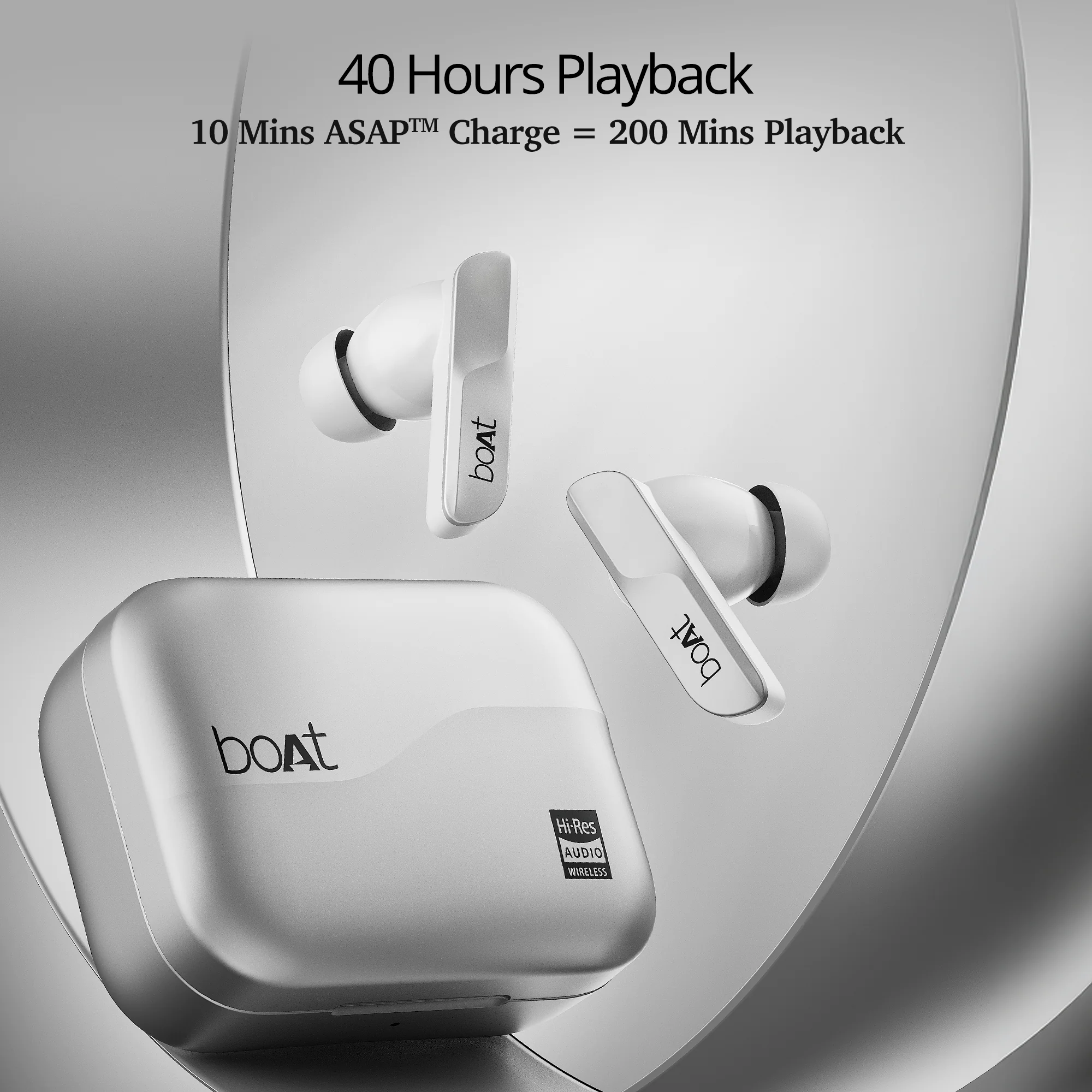 boAt Airdopes 800 HiDef | Wireless Earbuds with 40 Hours Playback, High-Res Audio with LDAC, AI ENx Technology - Image 14