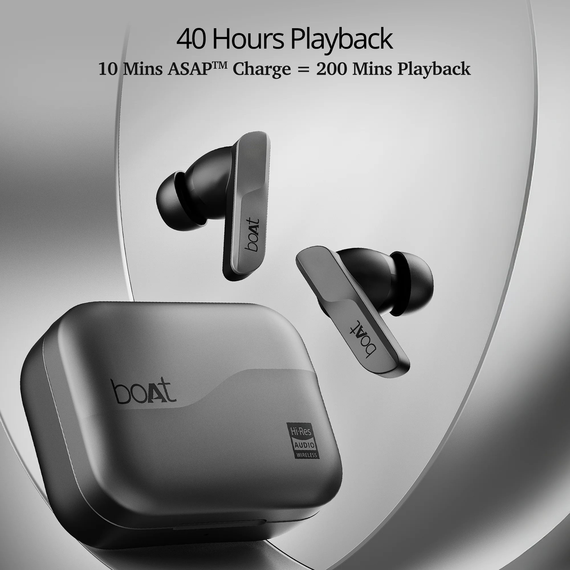 boAt Airdopes 800 HiDef | Wireless Earbuds with 40 Hours Playback, High-Res Audio with LDAC, AI ENx Technology - Image 25