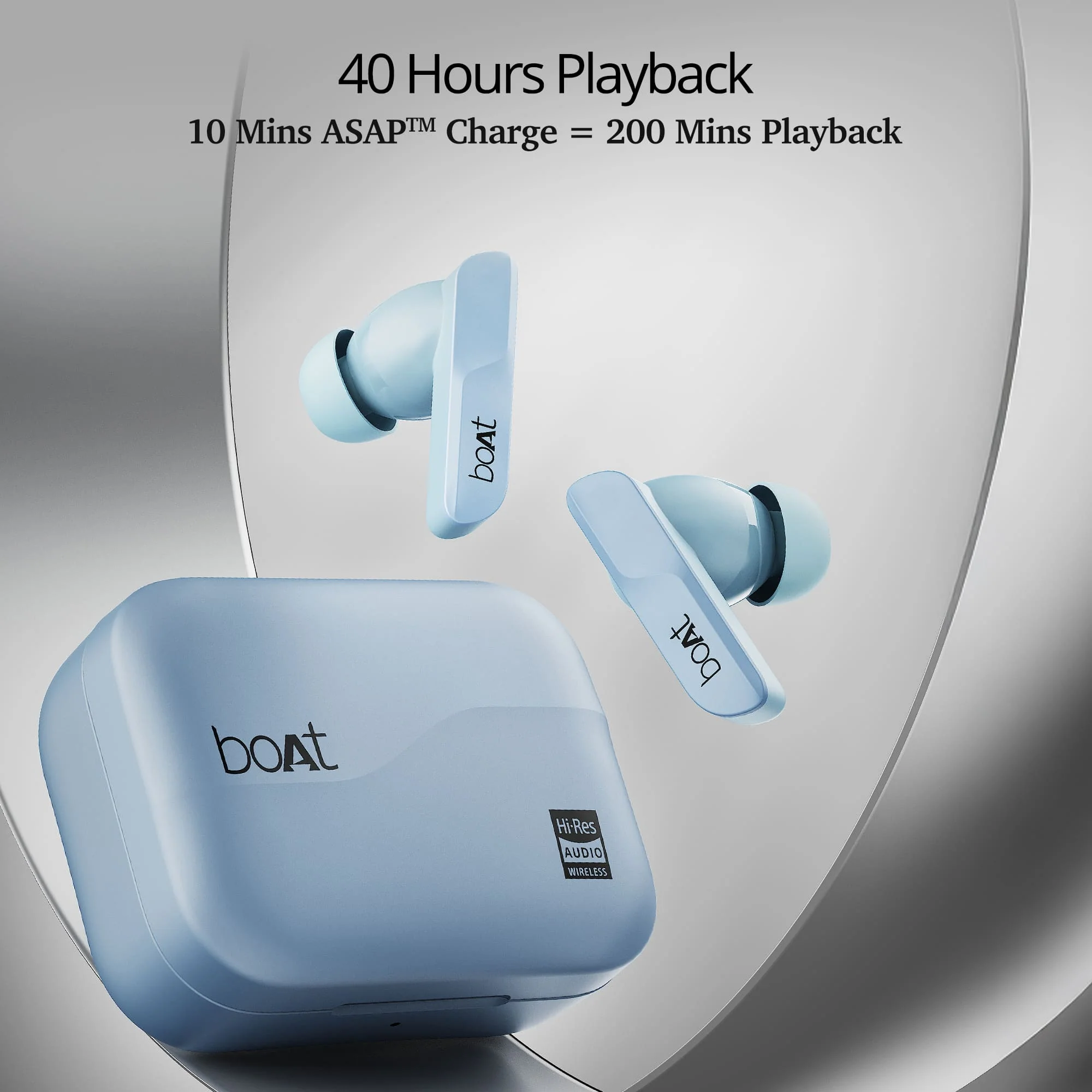 boAt Airdopes 800 HiDef | Wireless Earbuds with 40 Hours Playback, High-Res Audio with LDAC, AI ENx Technology - Image 36
