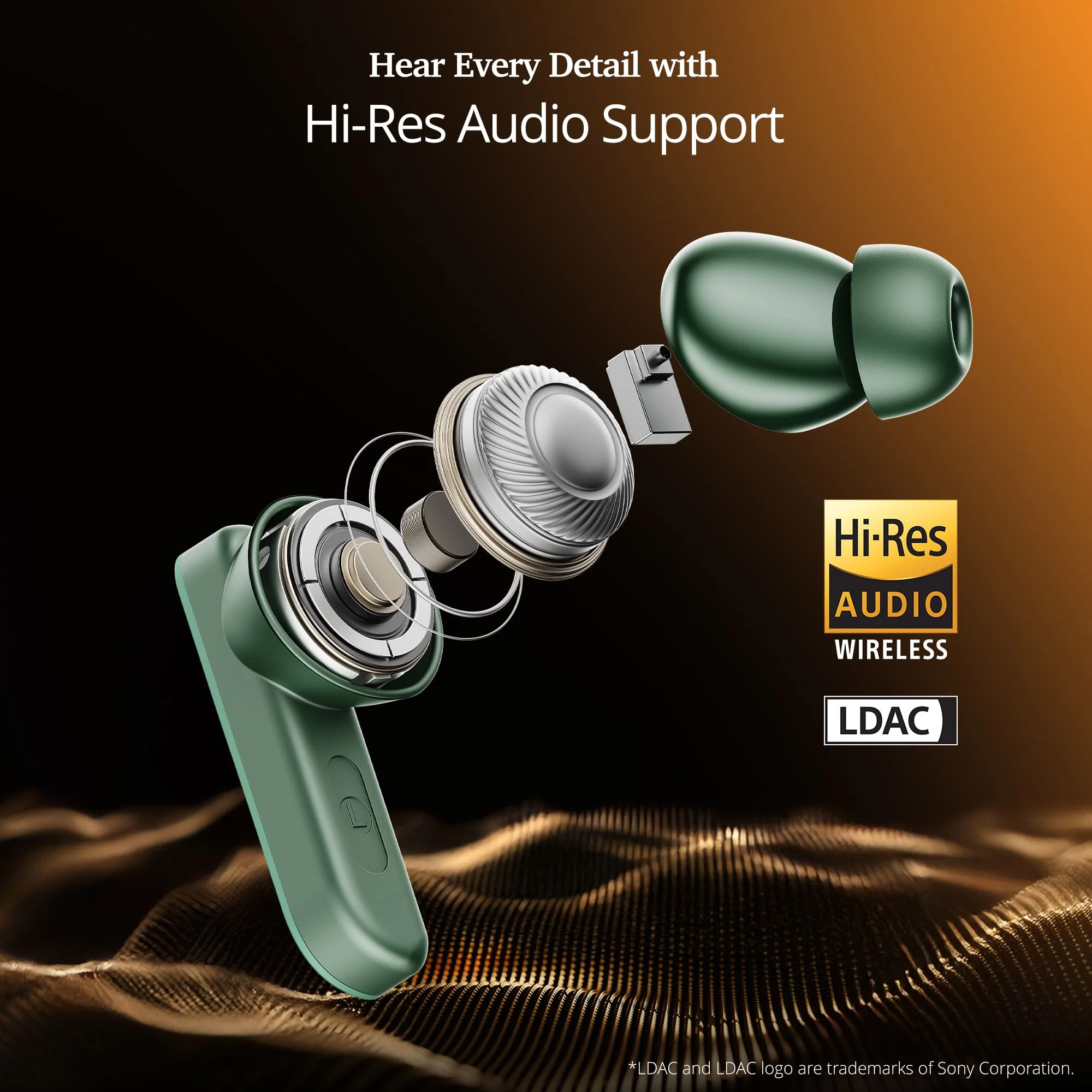 boAt Airdopes 800 HiDef | Wireless Earbuds with 40 Hours Playback, High-Res Audio with LDAC, AI ENx Technology - Image 44
