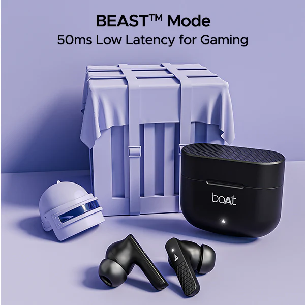 boAt Airdopes 91 | Wireless Earbuds with 45 Hours Playback, BEAST™ Mode, ASAP™ Charge, Dual Mics with ENx™ Technology - Image 4