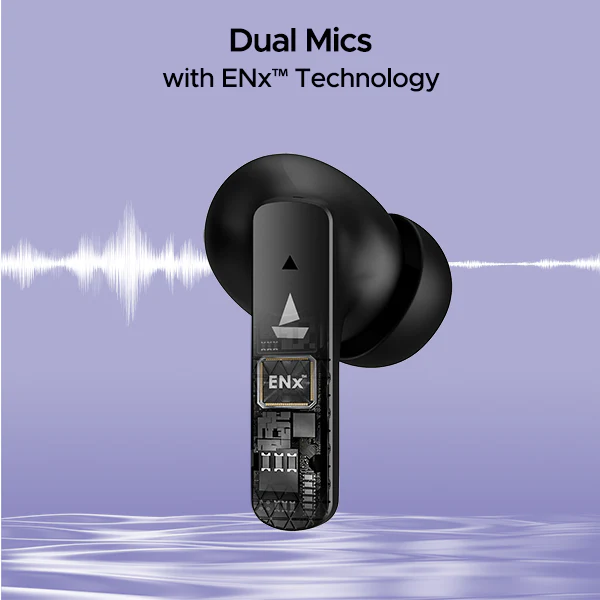 boAt Airdopes 91 | Wireless Earbuds with 45 Hours Playback, BEAST™ Mode, ASAP™ Charge, Dual Mics with ENx™ Technology - Image 6