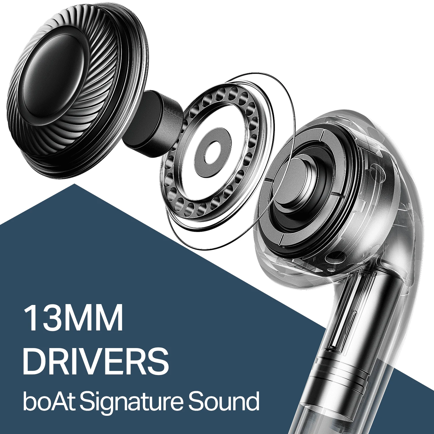boAt Airdopes Beat | Wireless Earbuds with 35 Hours Playback & BEAST™ Mode - Image 3