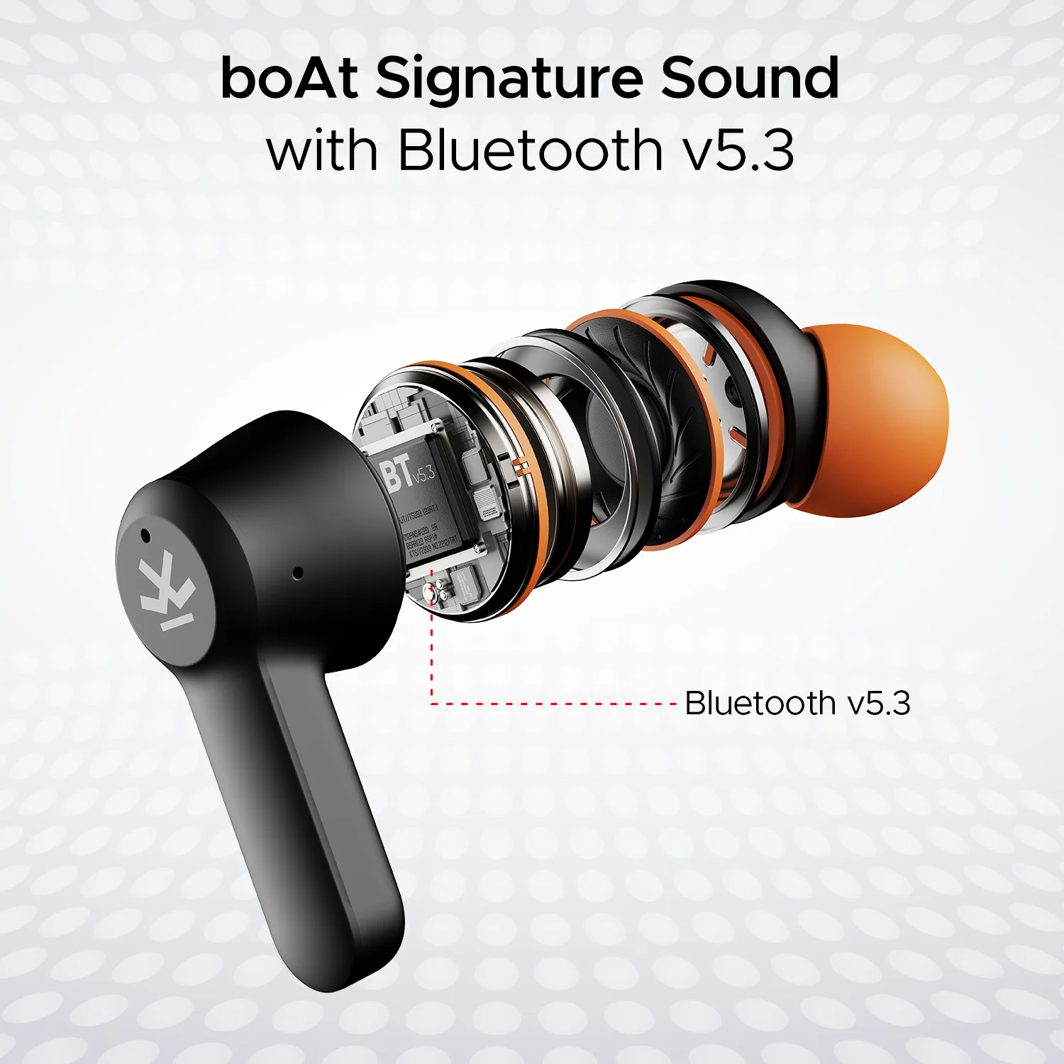 boAt Airdopes Crude | Wireless Earbuds with 50 Hours Playback, ENx™ Technology, ASAP™ Charge, BEAST™ Mode, Bluetooth v5.3 - Image 7