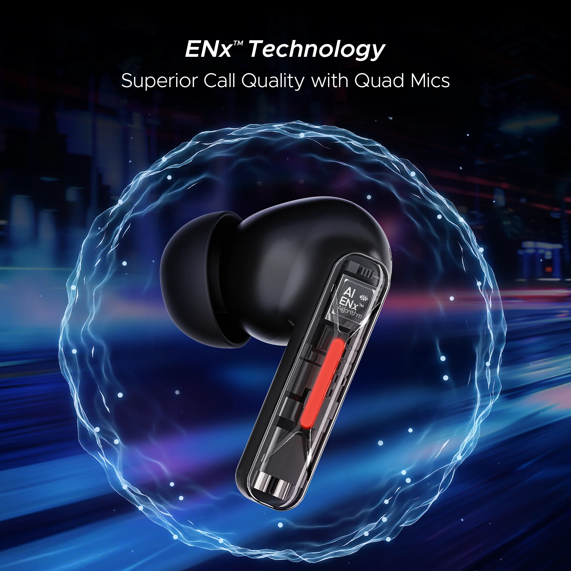 boAt Airdopes Drift | Wireless Earbdus Gaming Earbuds with 2x6mm Dual Drivers, Quad Mics with ENx™ and IWP™ Technology, LED Lights on Charging Case - Image 11