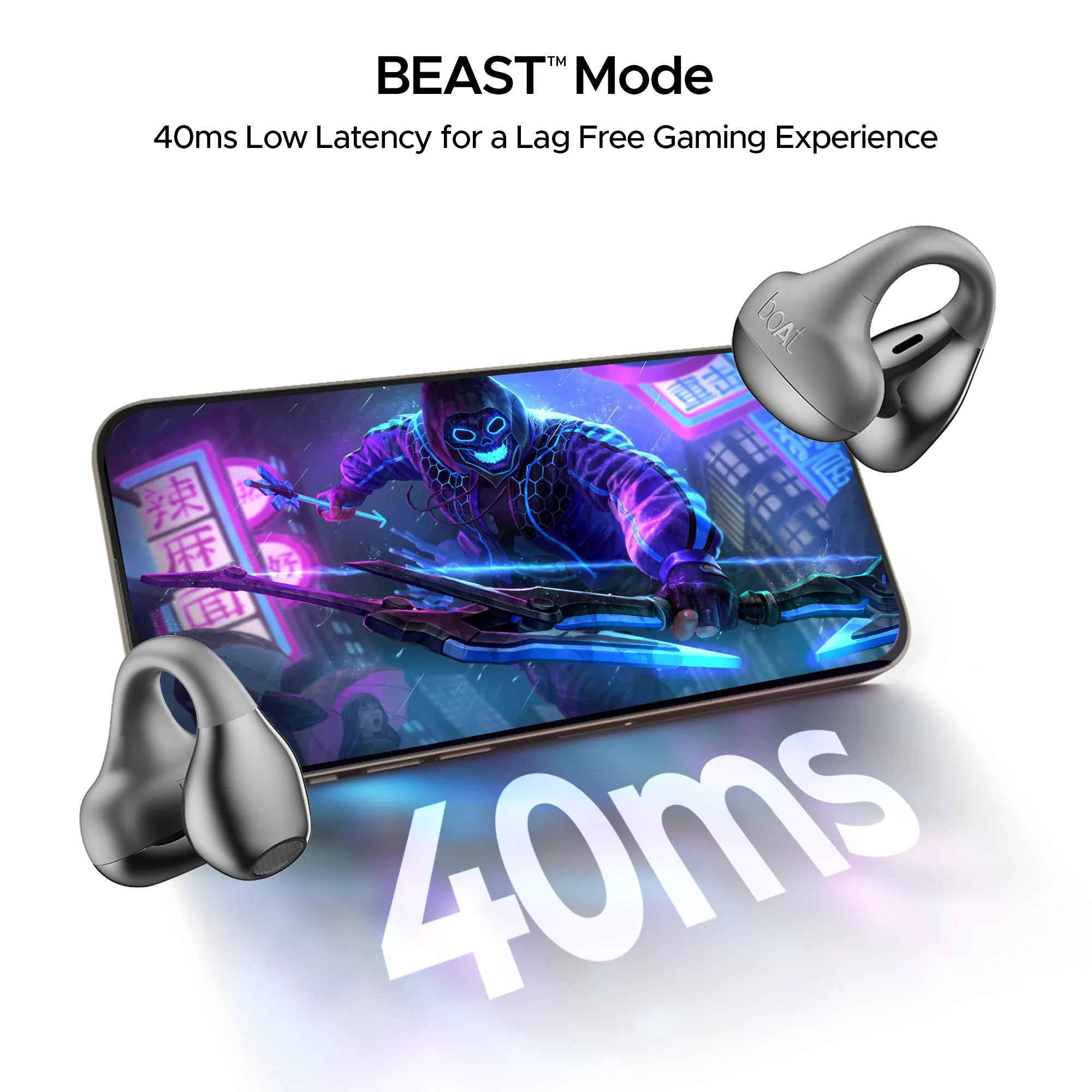 boAt Airdopes Loop | Wireless Earbuds with 50 Hours Playback, ENx™ Tech, BT v5.3, BEAST™ Mode, ASAP™ Charge - Image 14