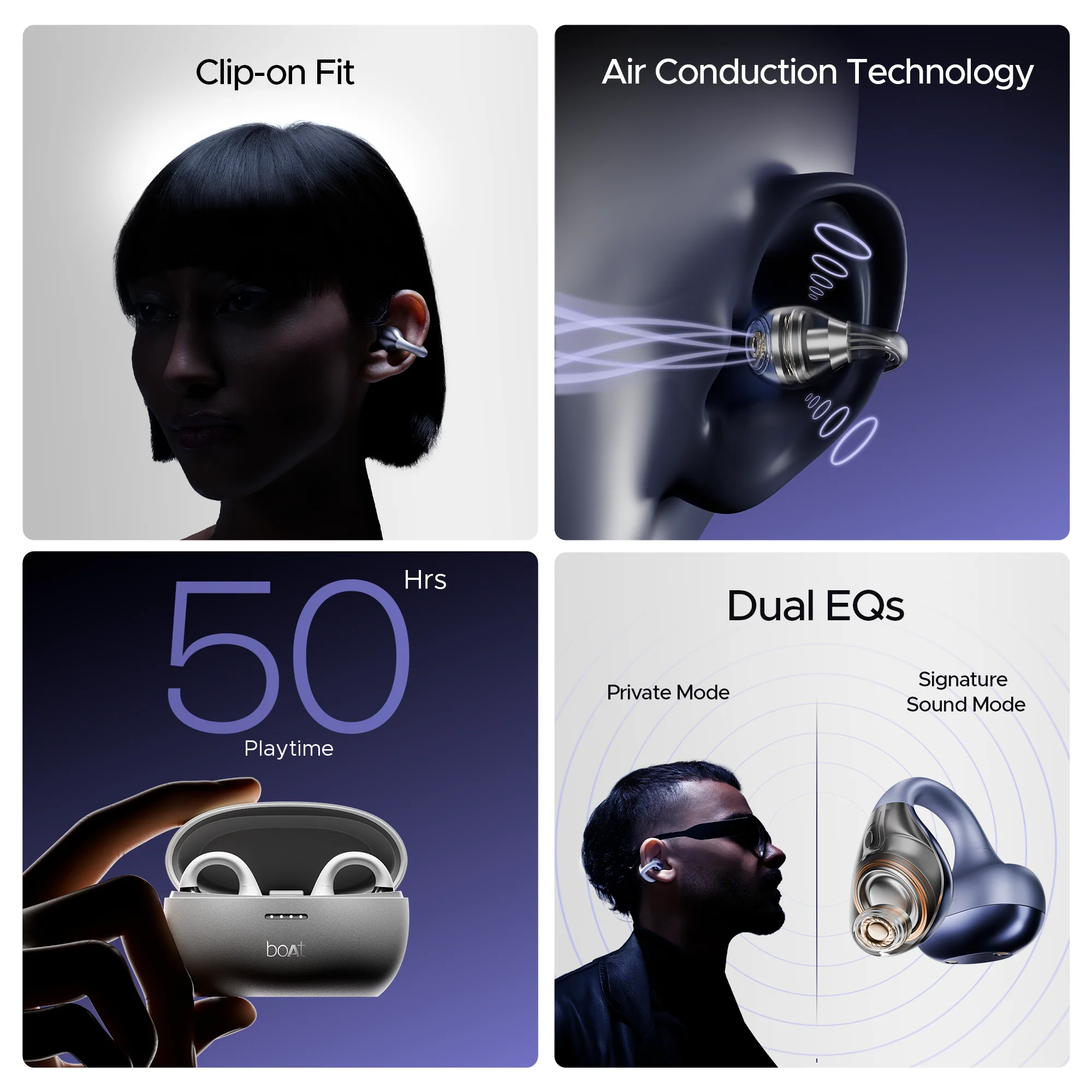 boAt Airdopes Loop | Wireless Earbuds with 50 Hours Playback, ENx™ Tech, BT v5.3, BEAST™ Mode, ASAP™ Charge - Image 18