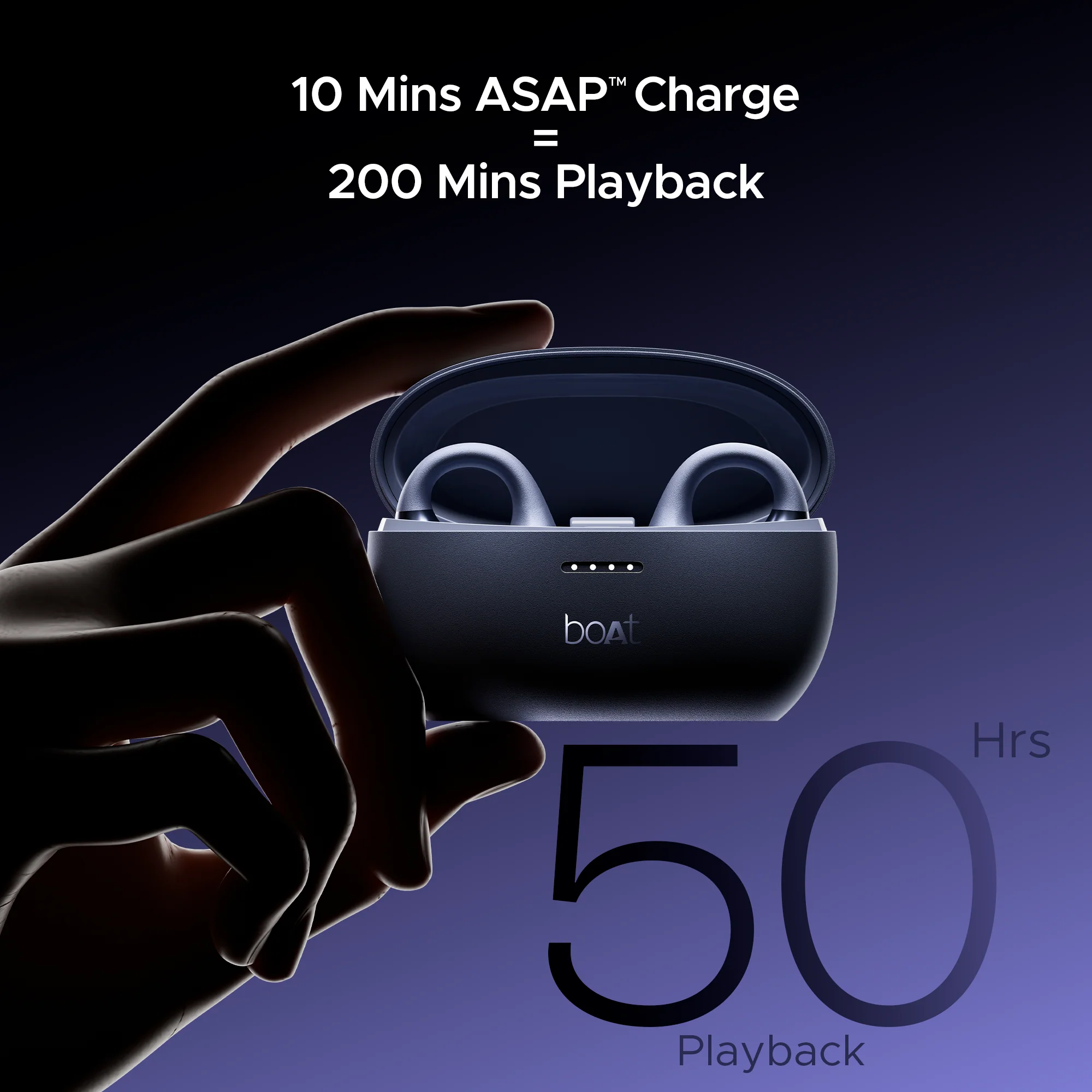 boAt Airdopes Loop | Wireless Earbuds with 50 Hours Playback, ENx™ Tech, BT v5.3, BEAST™ Mode, ASAP™ Charge - Image 20