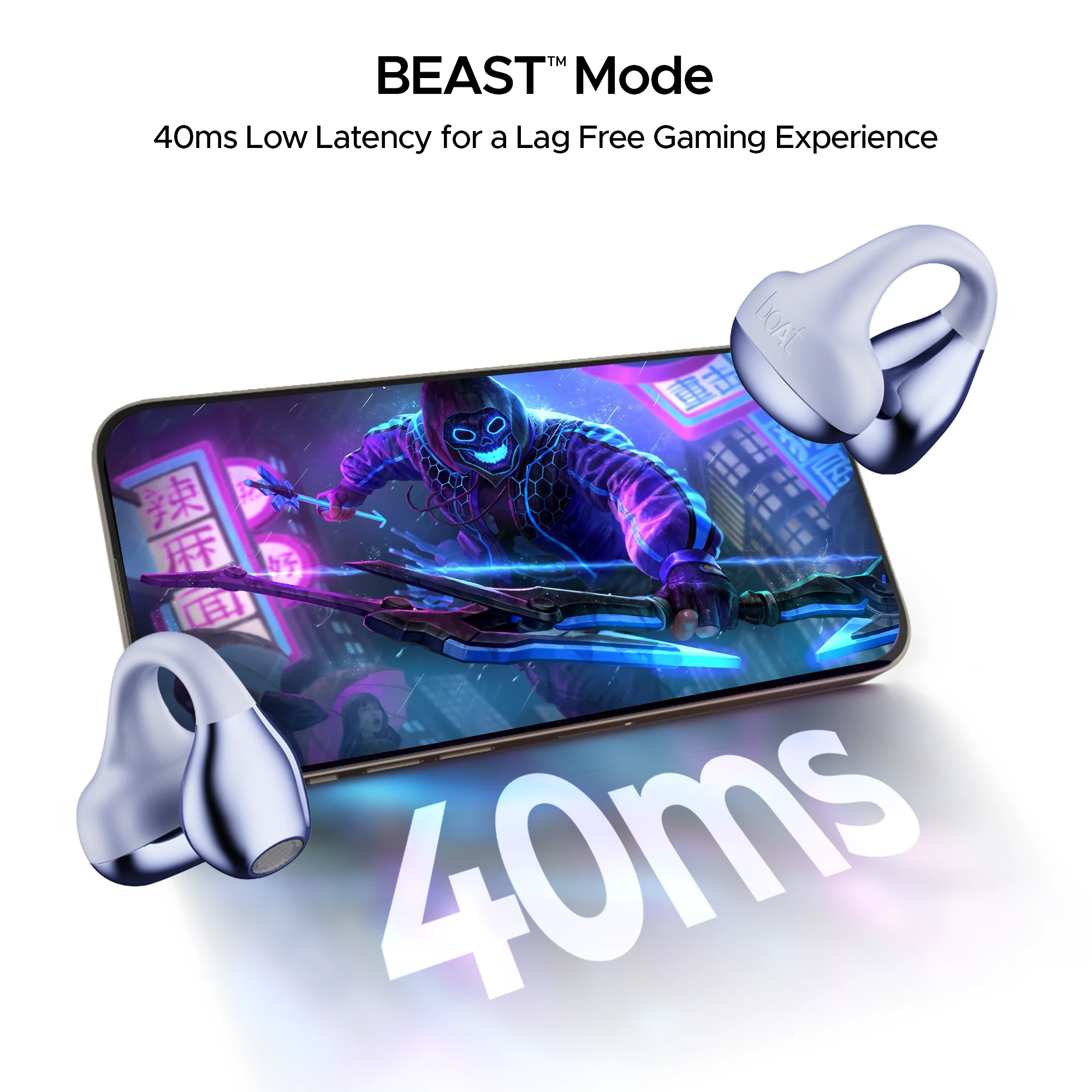 boAt Airdopes Loop | Wireless Earbuds with 50 Hours Playback, ENx™ Tech, BT v5.3, BEAST™ Mode, ASAP™ Charge - Image 22