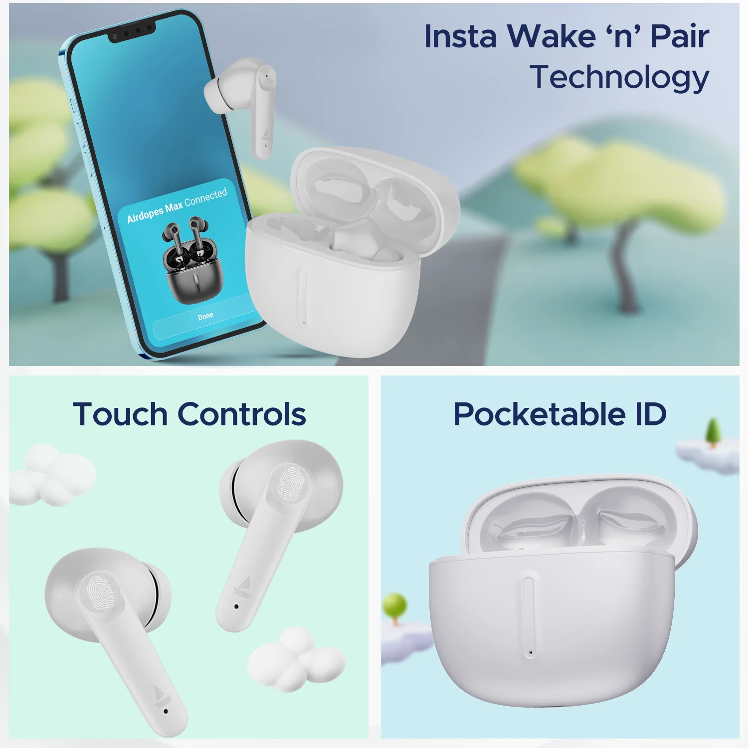 boAt Airdopes Max | Wireless Earbuds with 100 Hours Playback, ENx™ Technology, ASAP™ Charge, BEAST™ Mode, 13mm Drivers - Image 13