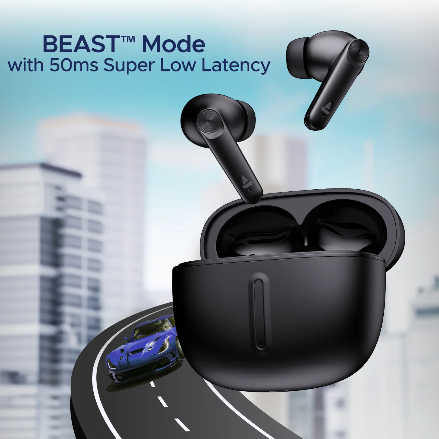 boAt Airdopes Max | Wireless Earbuds with 100 Hours Playback, ENx™ Technology, ASAP™ Charge, BEAST™ Mode, 13mm Drivers - Image 6