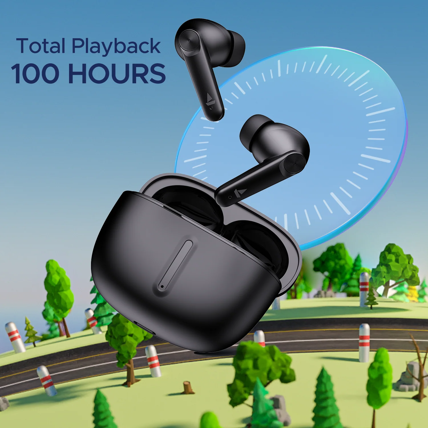 boAt Airdopes Max | Wireless Earbuds with 100 Hours Playback, ENx™ Technology, ASAP™ Charge, BEAST™ Mode, 13mm Drivers - Image 7