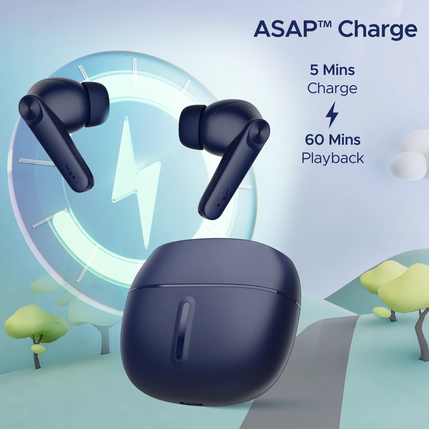 boAt Airdopes Max | Wireless Earbuds with 100 Hours Playback, ENx™ Technology, ASAP™ Charge, BEAST™ Mode, 13mm Drivers - Image 8