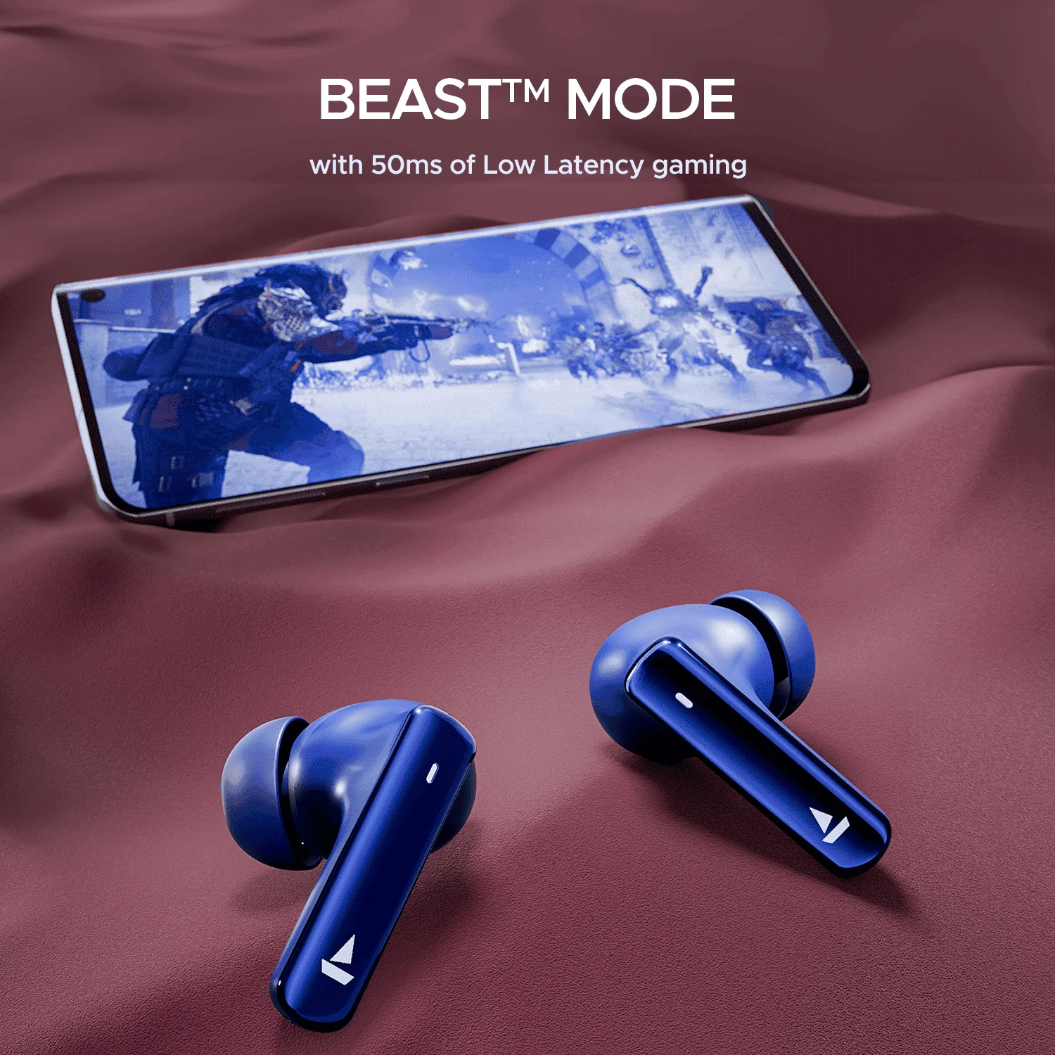 boAt Airdopes Plus 318 | Wireless Earbuds with 100 Hours Playback, 4 Mics with ENx™ Technology, BEAST™ Mode - Image 12