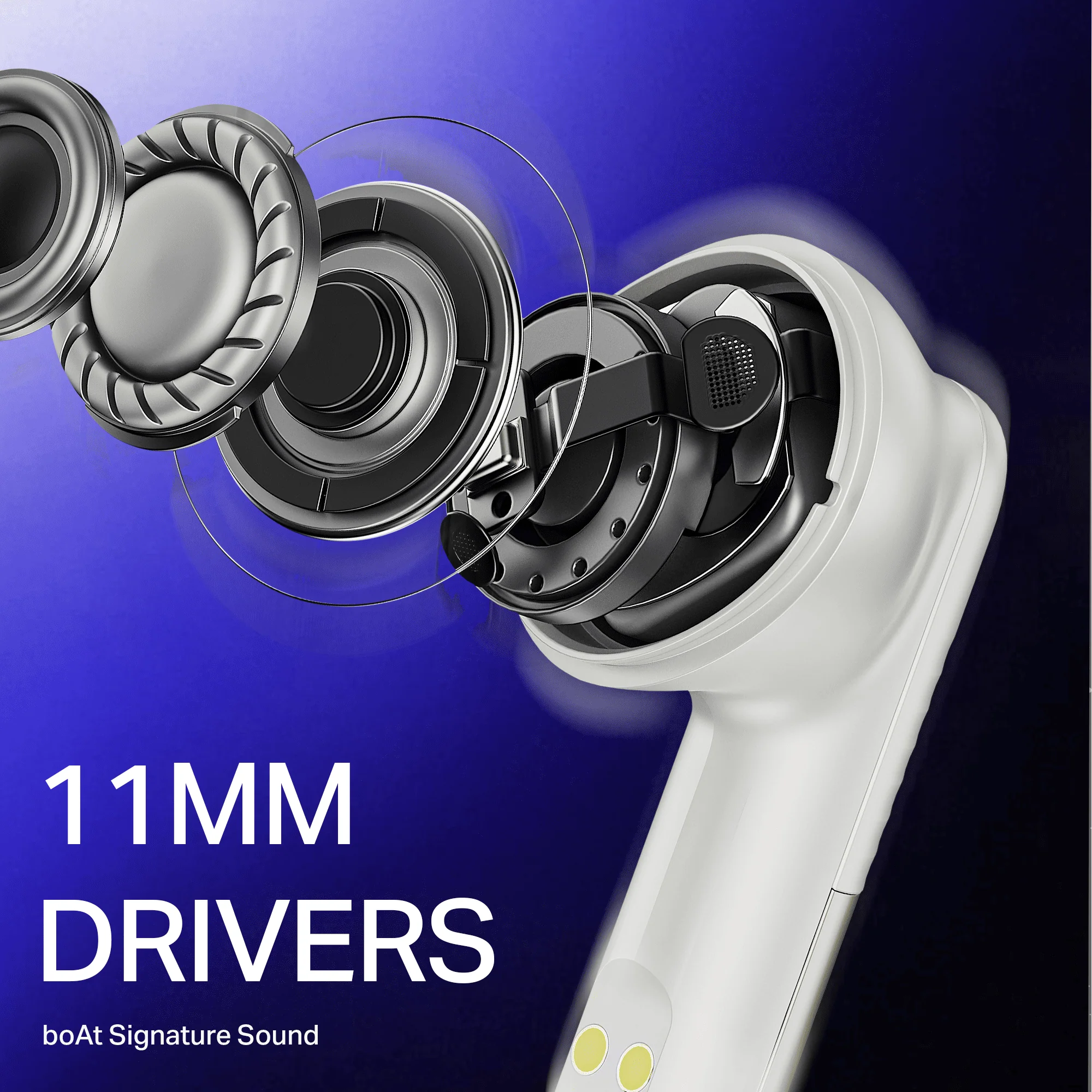 boAt Airdopes Prime 412 | Wireless Earbuds with 50 Hours Playback, AI-ENx™ Calling, BEAST™ Mode & boAt Signature Sound - Image 13