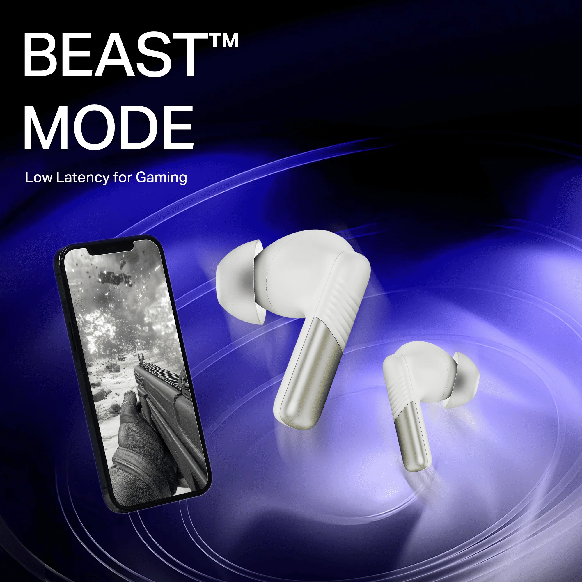 boAt Airdopes Prime 412 | Wireless Earbuds with 50 Hours Playback, AI-ENx™ Calling, BEAST™ Mode & boAt Signature Sound - Image 14