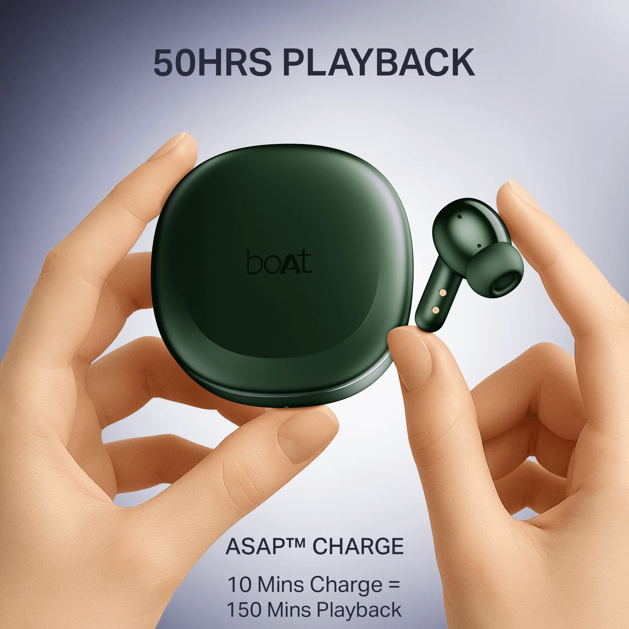 boAt Airdopes Prime 511 | Wireless Earbuds with 50 Hours Playback, AI-ENx™ Calling, Multipoint Connectivity & boAt Signature Sound - Image 11