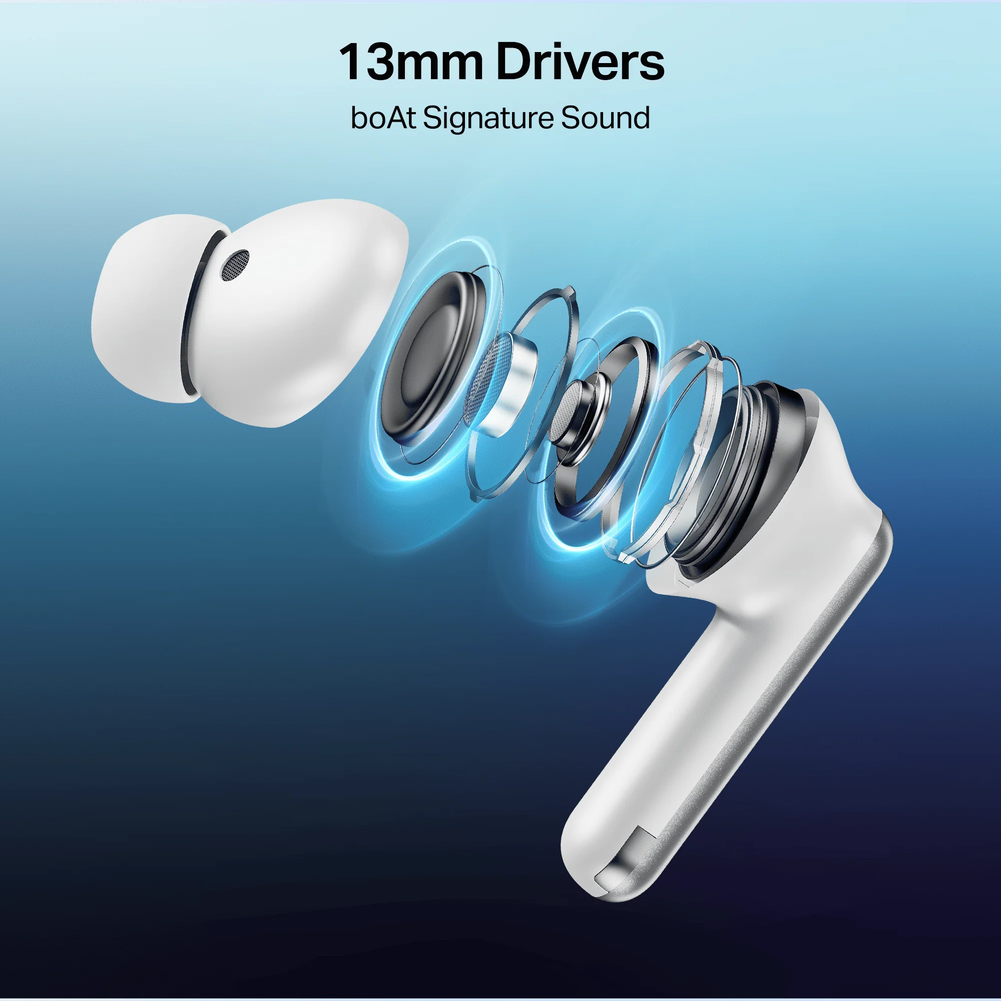 boAt Airdopes Prime 513 ANC | Wireless Earbuds with 65 Hours Playback, 32dB ANC, Quad Mics & Multipoint Connectivity - Image 13